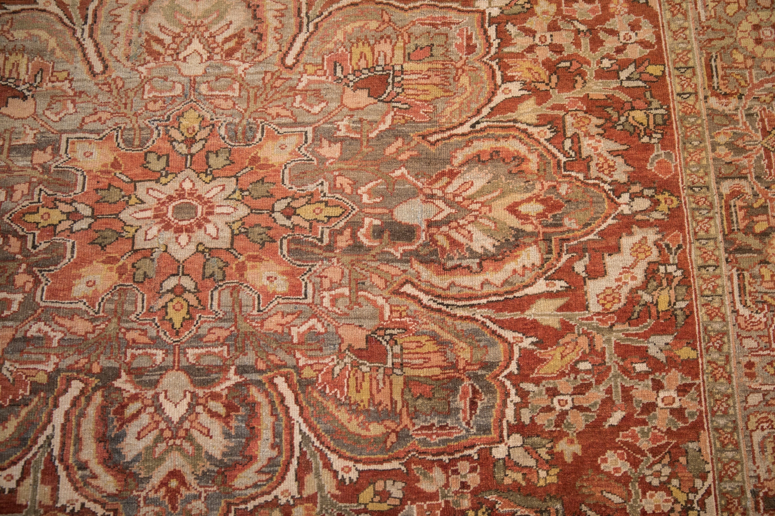 8x11 Vintage Distressed Ahar Carpet - Image 14