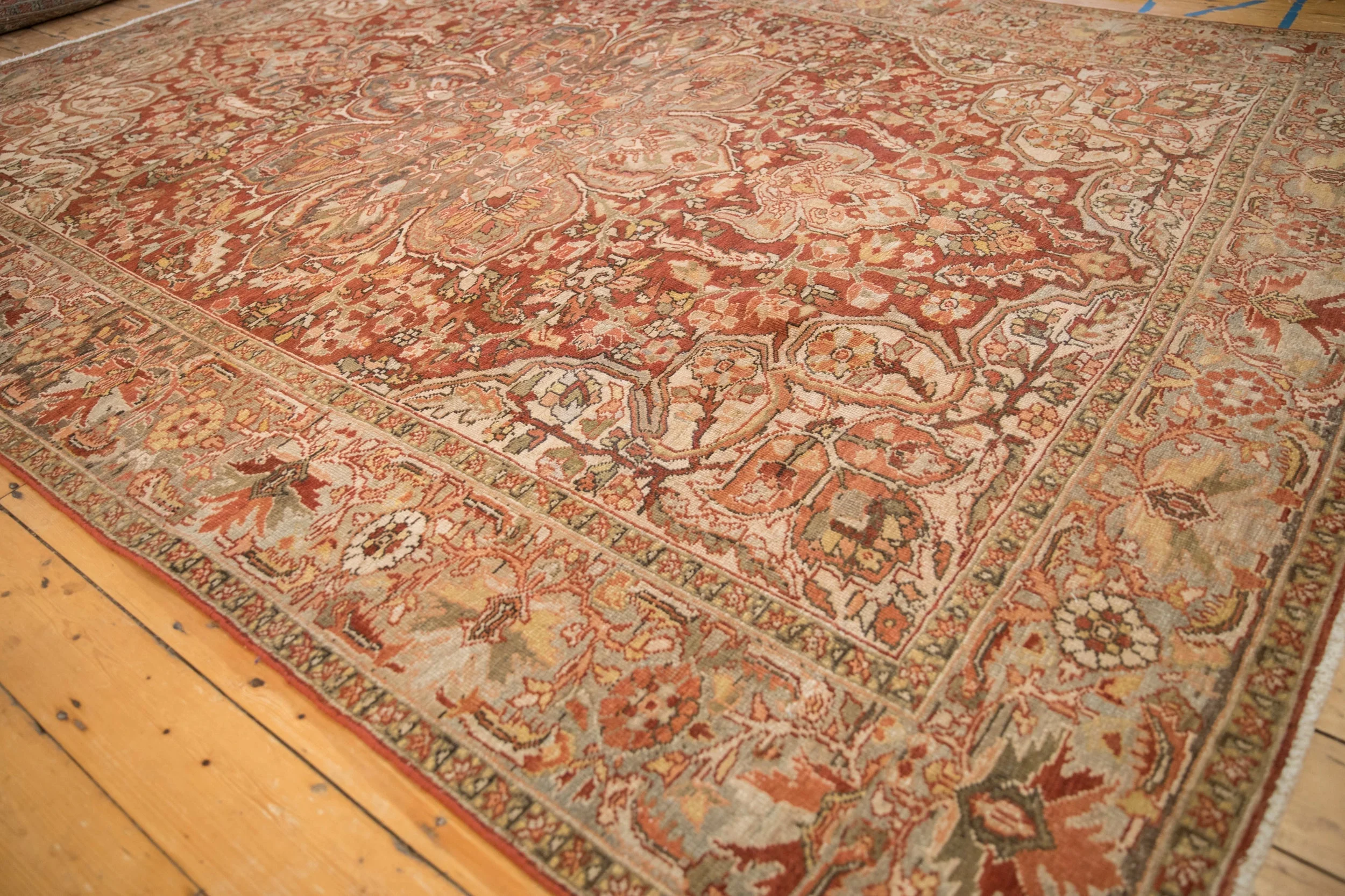 8x11 Vintage Distressed Ahar Carpet - Image 4