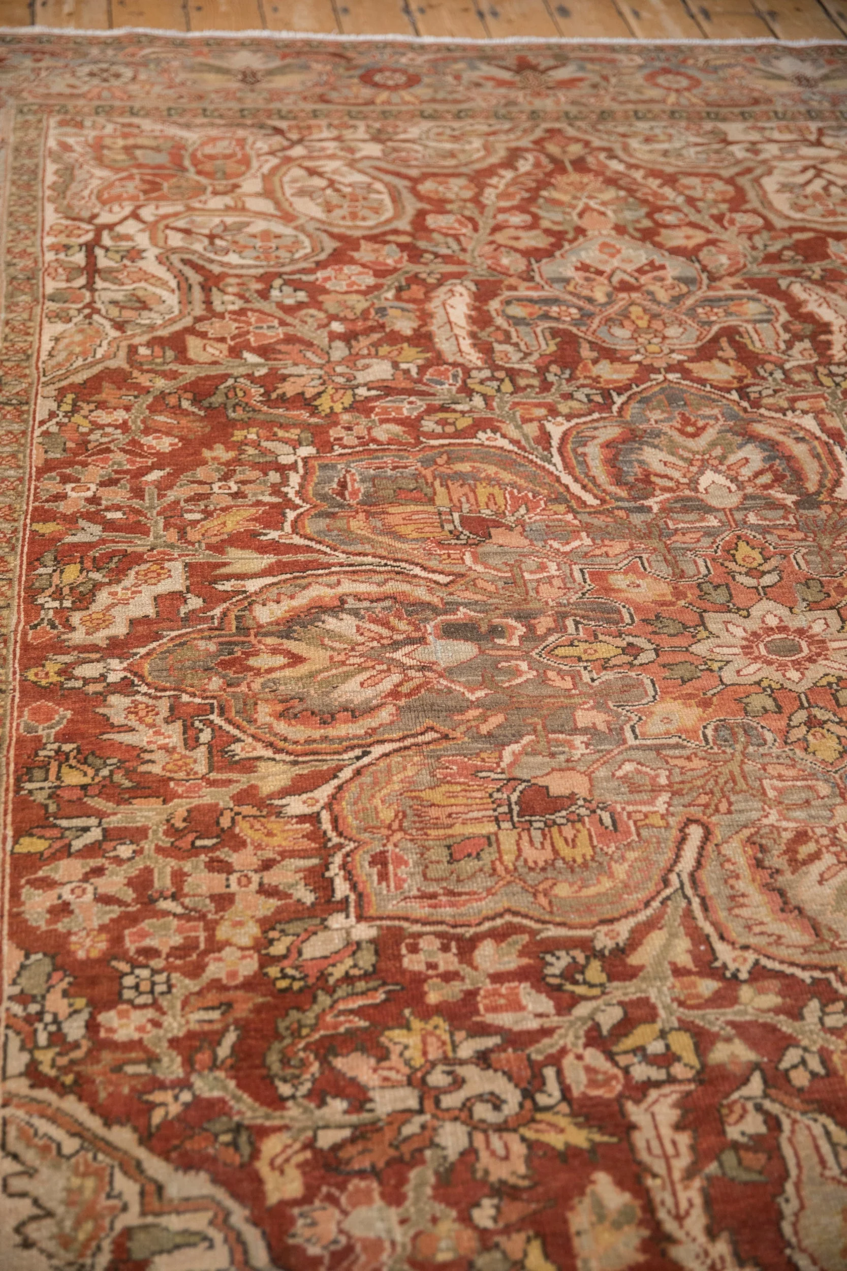 8x11 Vintage Distressed Ahar Carpet - Image 6