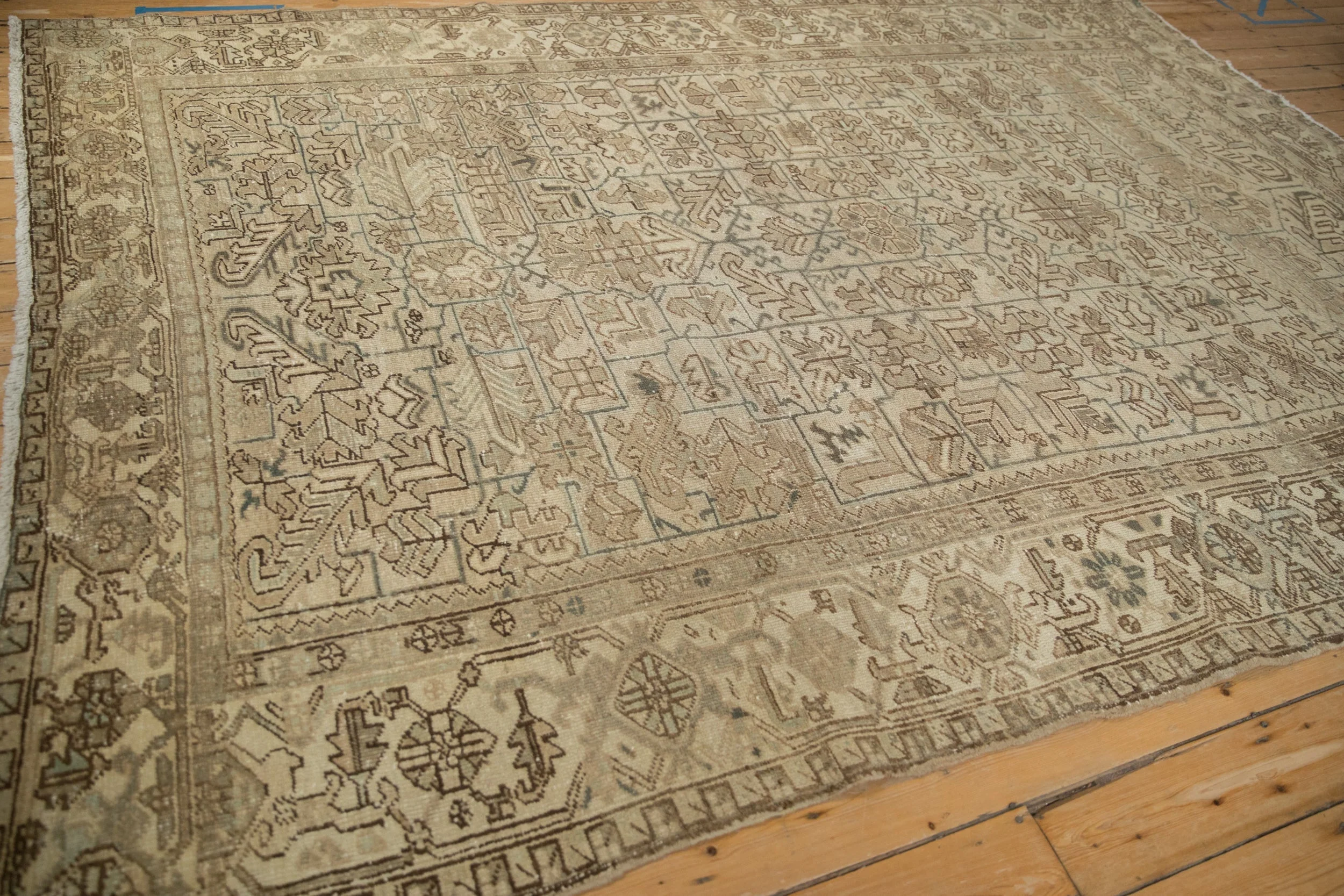 8x11 Vintage Distressed Mehrivan Carpet - Image 6