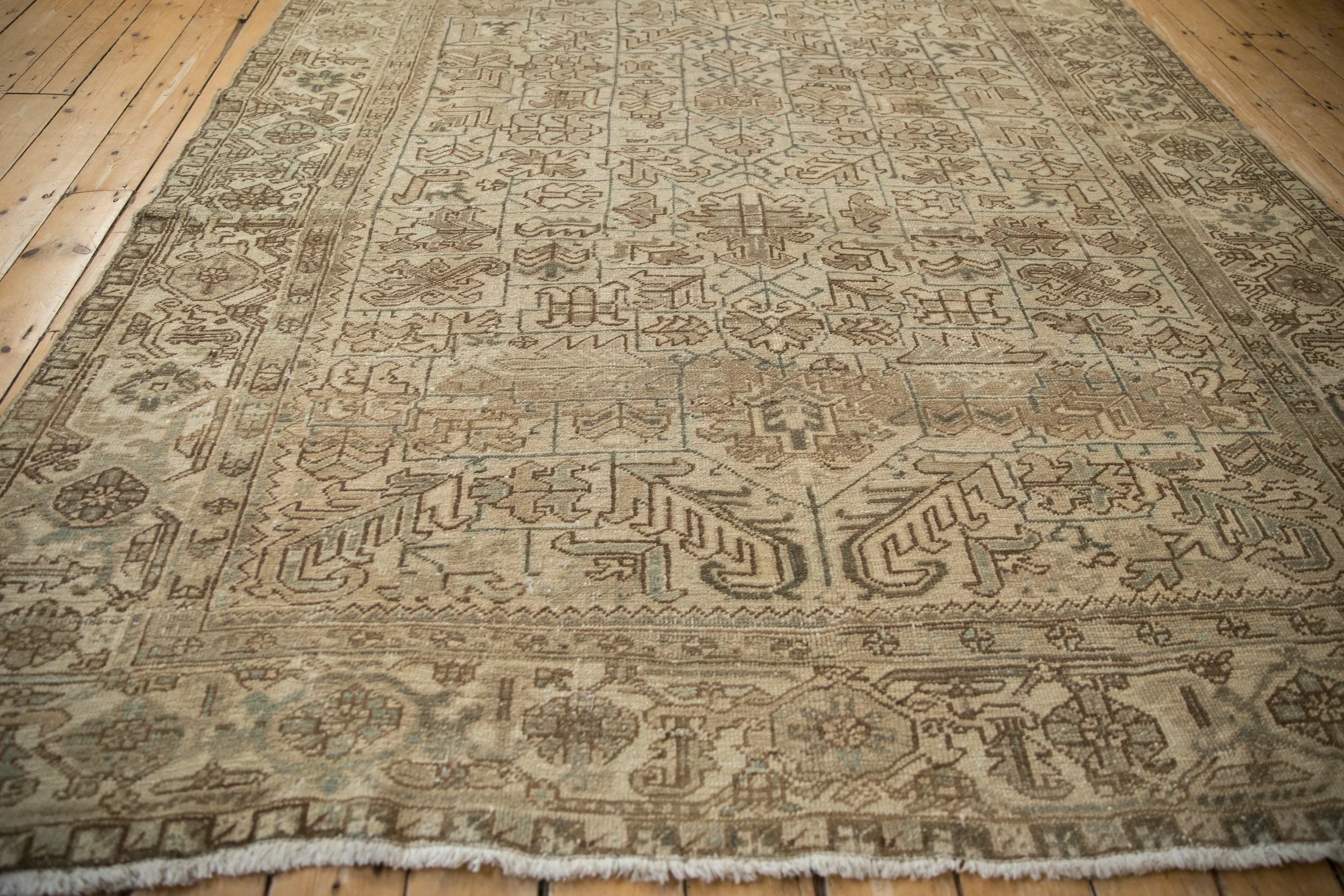 8x11 Vintage Distressed Mehrivan Carpet - Image 7