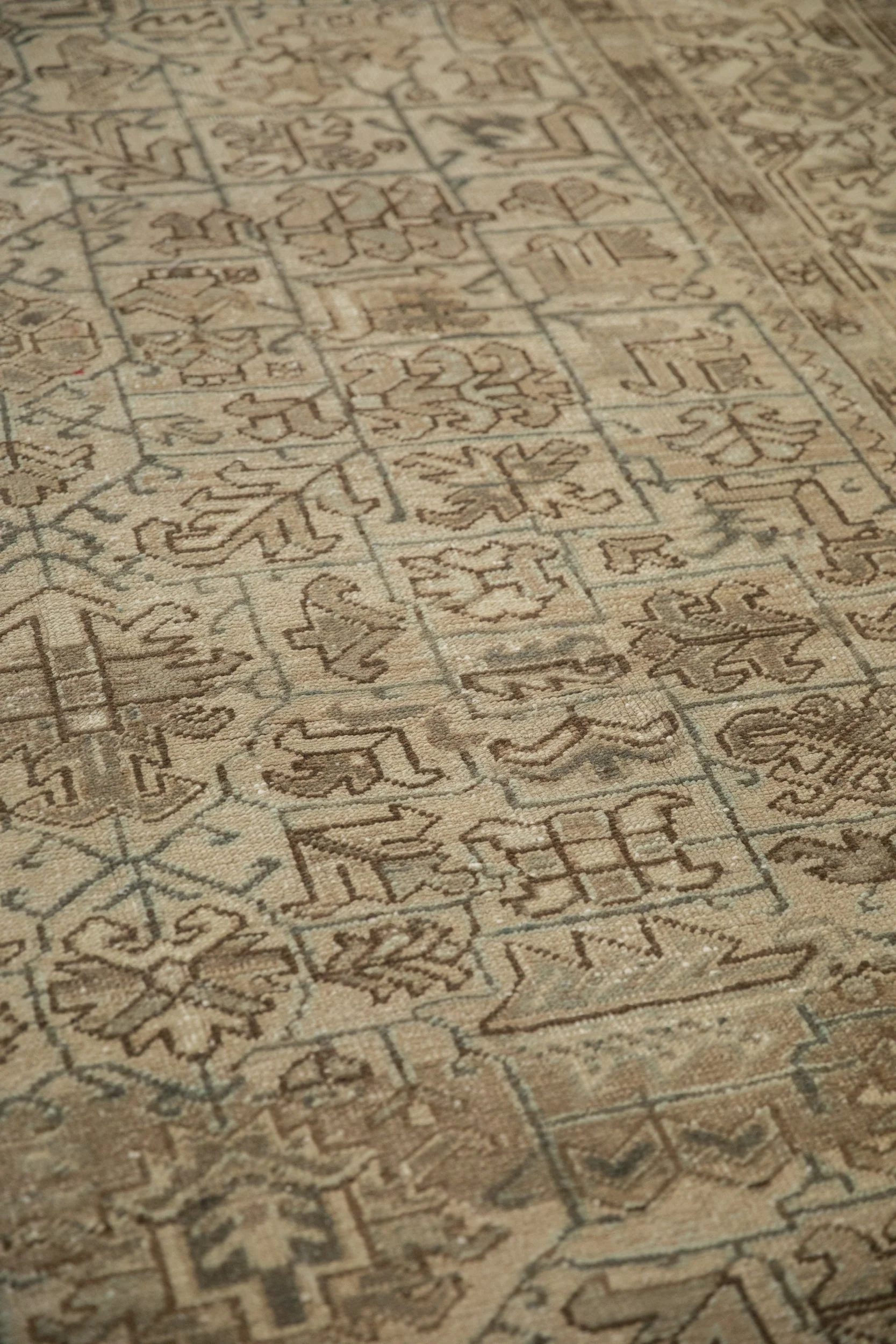 8x11 Vintage Distressed Mehrivan Carpet - Image 8