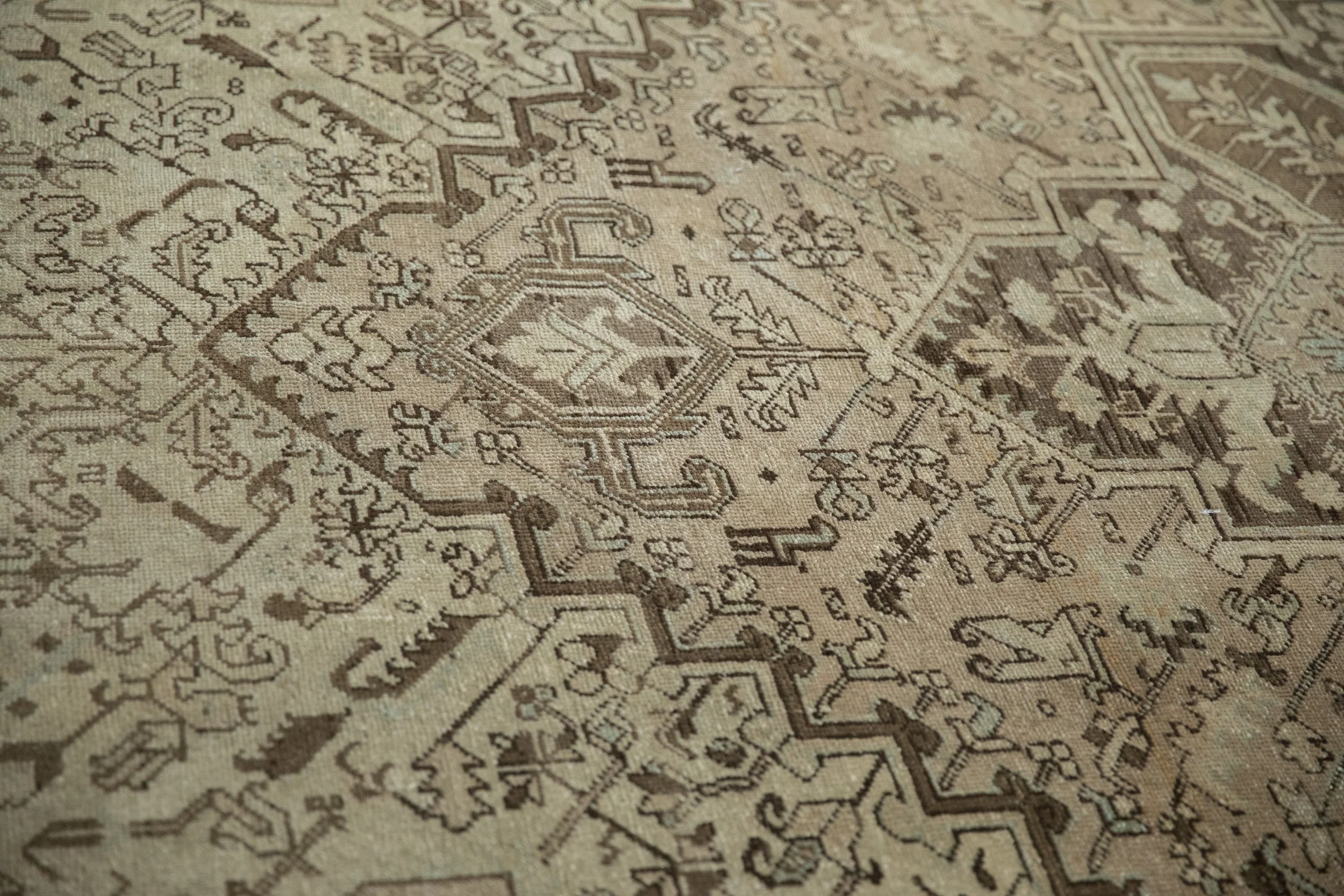 8x11 Vintage Distressed Mehrivan Carpet - Image 11