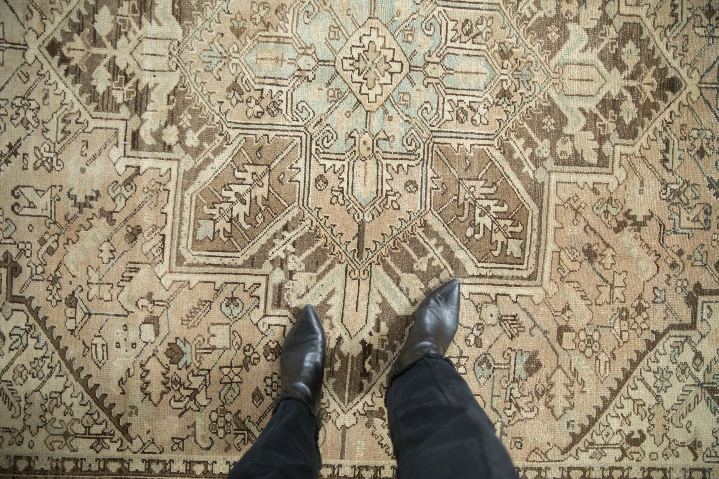 8x11 Vintage Distressed Mehrivan Carpet - Image 2