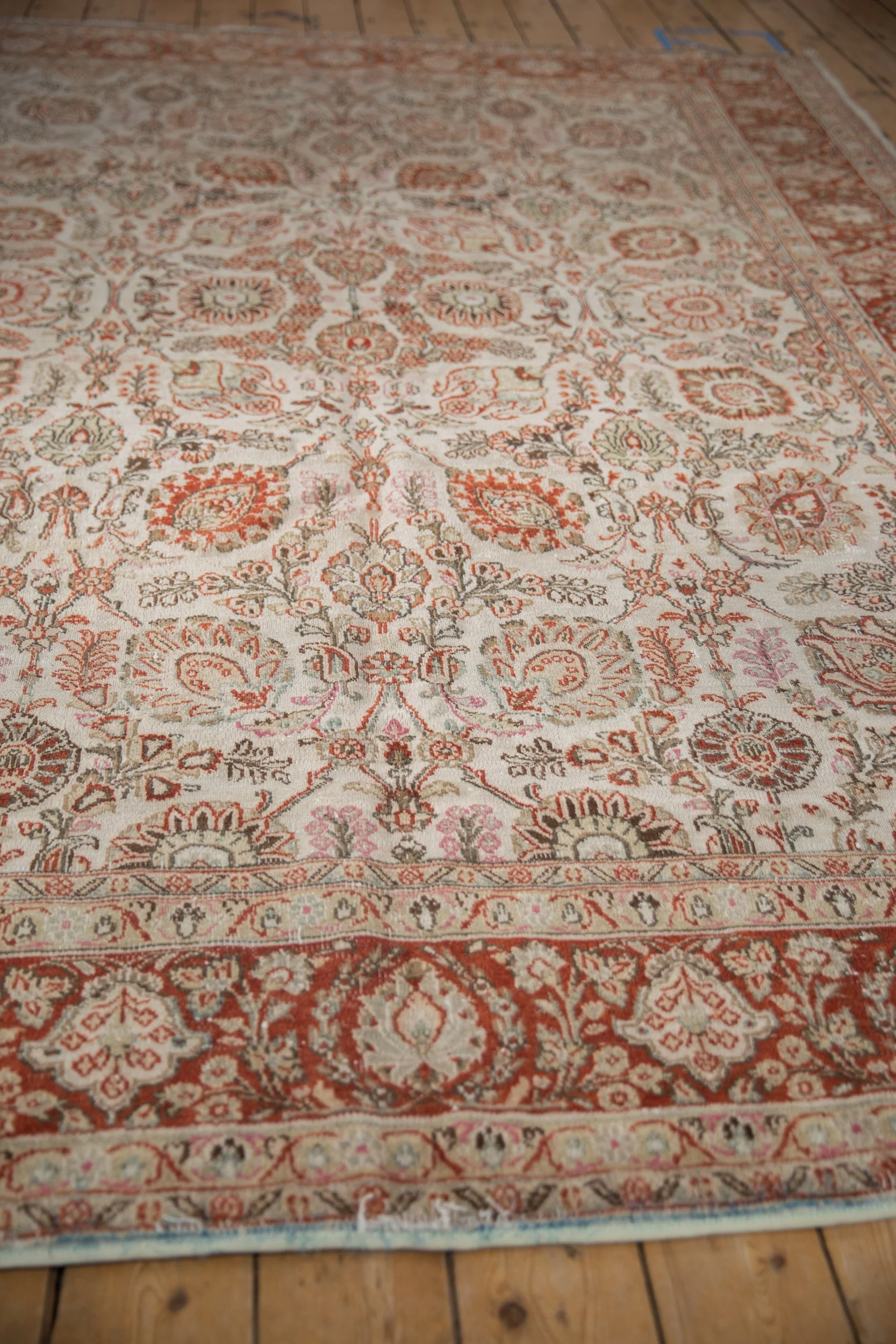 8x11 Vintage Distressed Meshed Carpet - Image 6