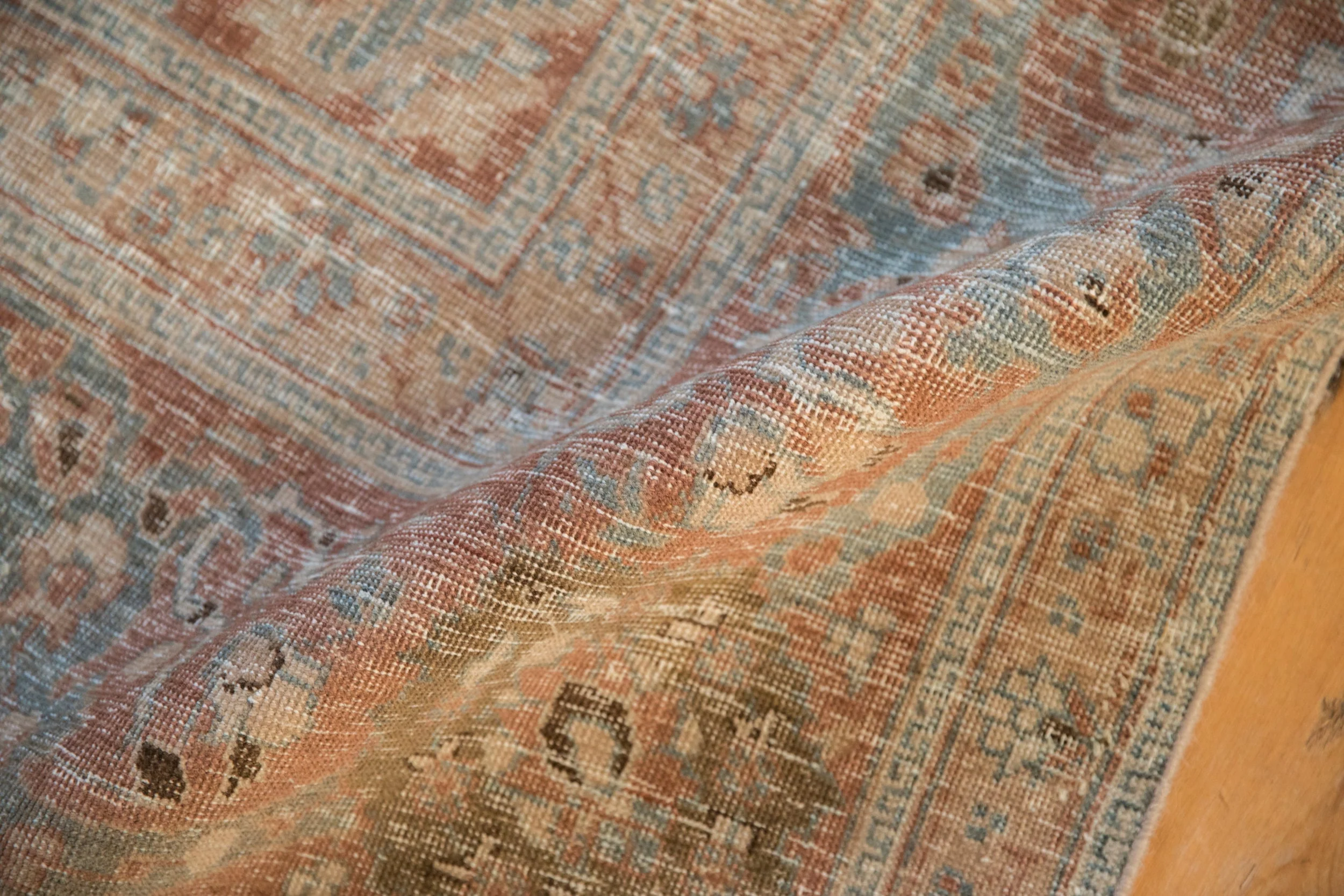 8x11 Vintage Distressed Tabriz Carpet - Image 12