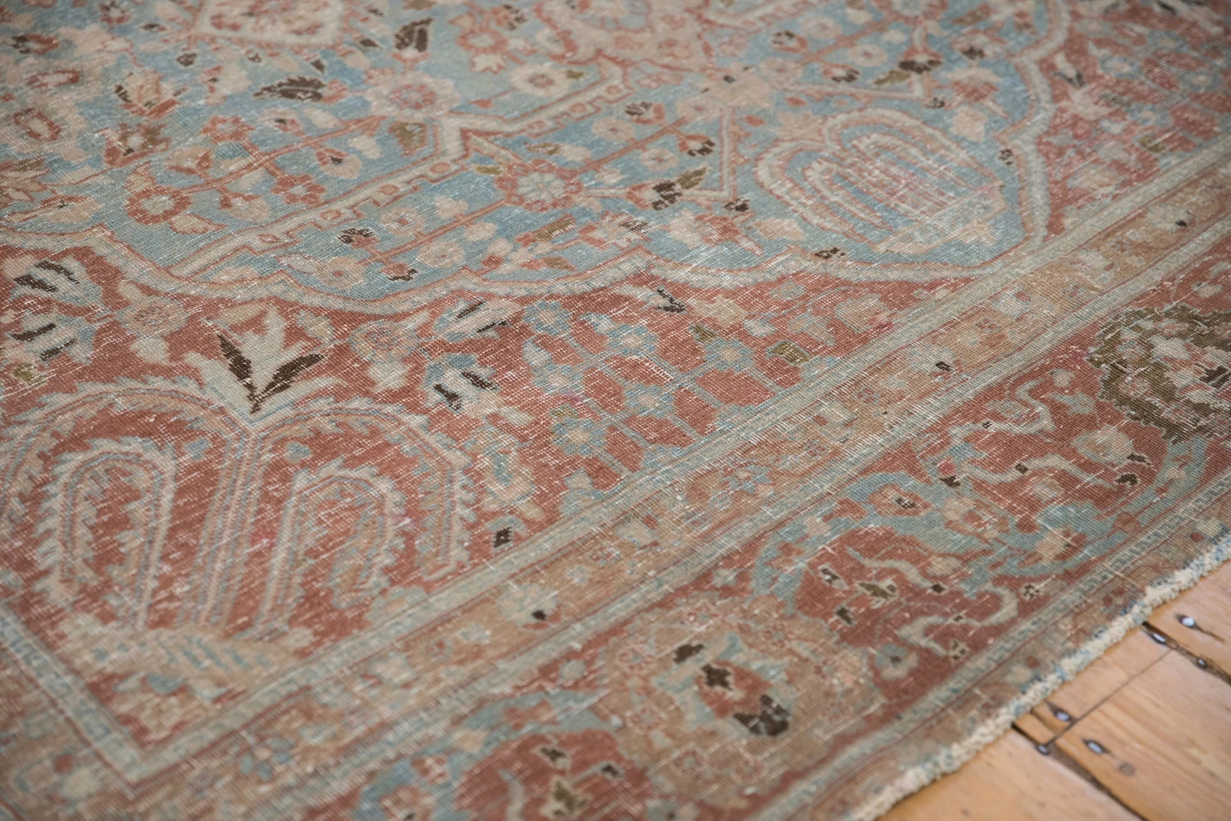 8x11 Vintage Distressed Tabriz Carpet - Image 5