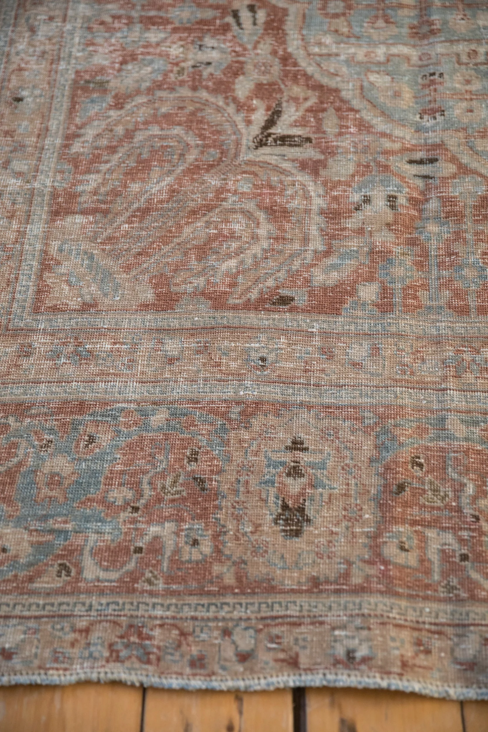 8x11 Vintage Distressed Tabriz Carpet - Image 9