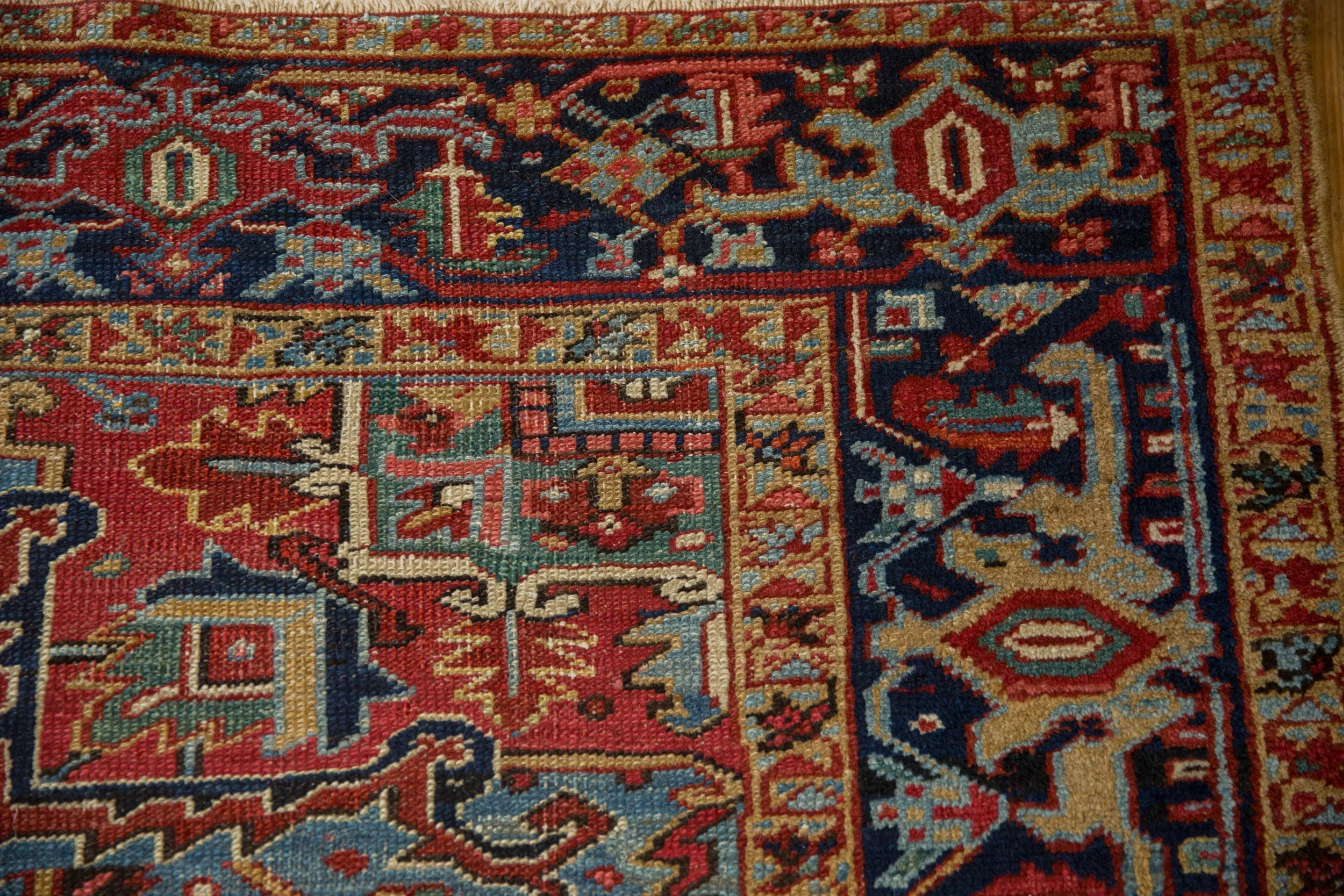 8x11 Vintage Heriz Carpet - Image 3