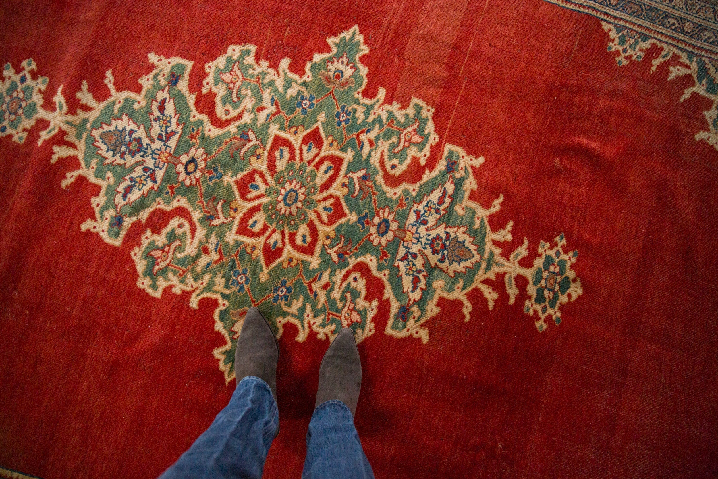 8x11 Vintage Mahal Carpet - Image 2