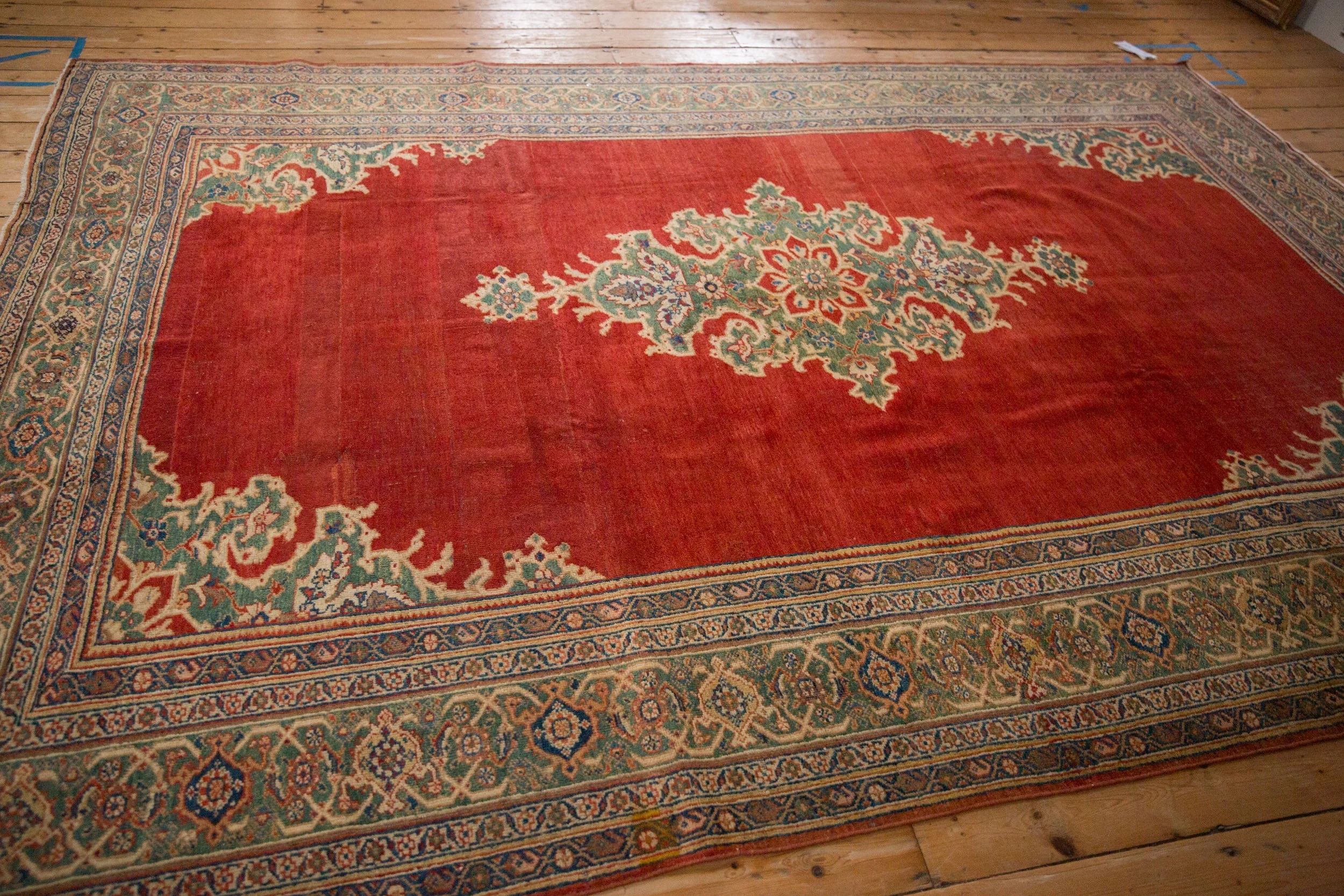 8x11 Vintage Mahal Carpet - Image 6