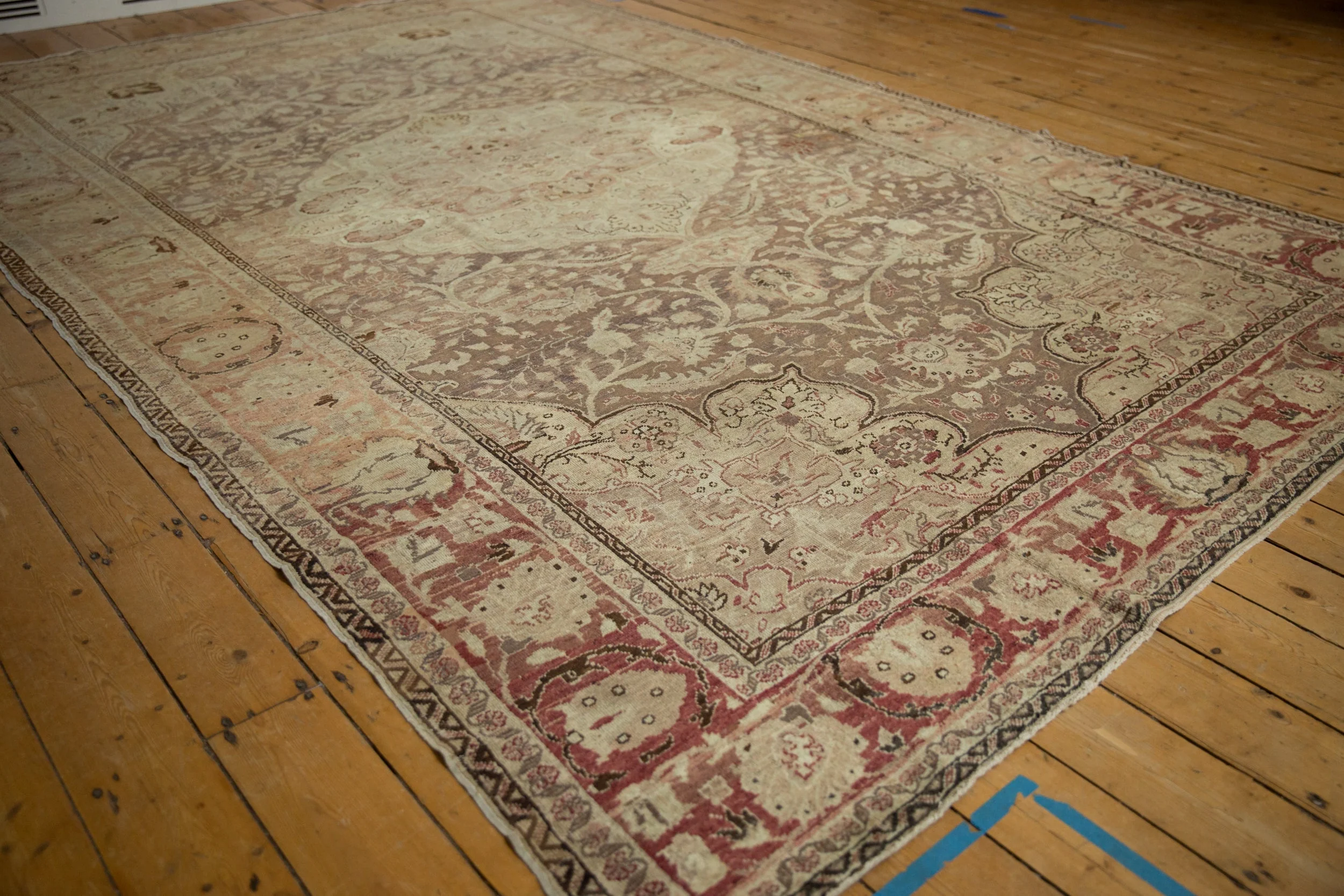 8x12 Vintage Distressed Kayseri Carpet - Image 4