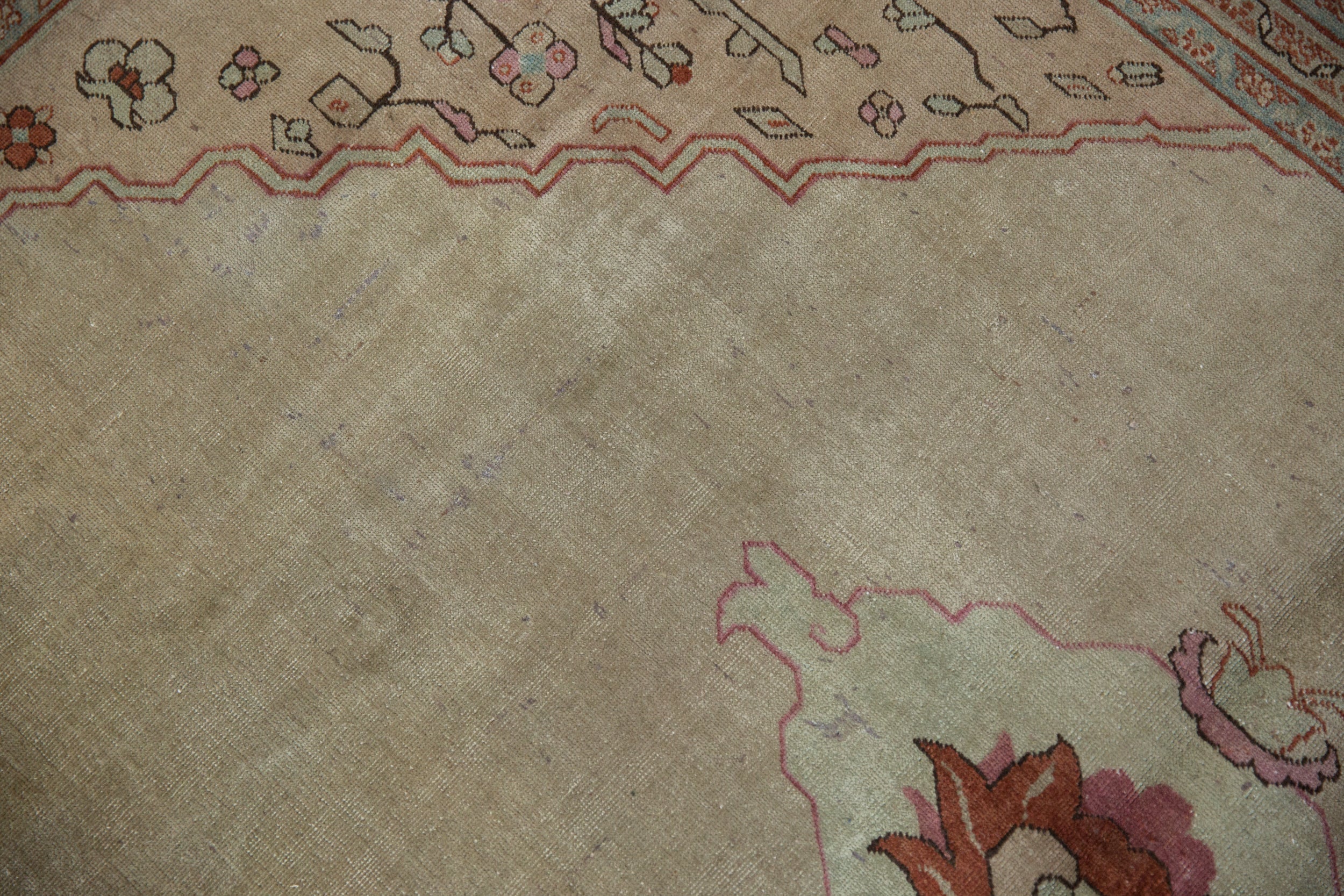 8x12 Vintage Distressed Tabriz Carpet - Image 11