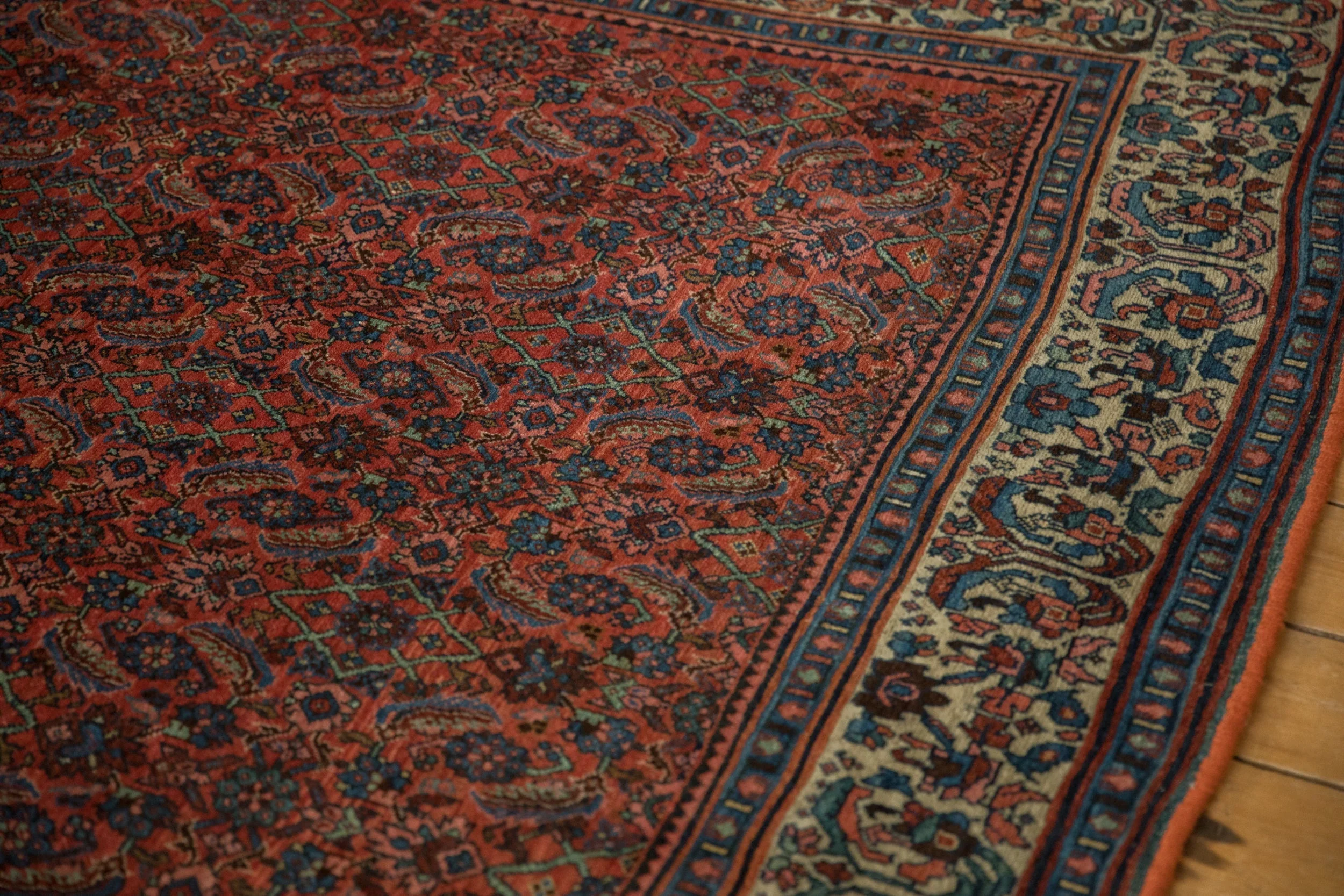 8x13 Vintage Fine Bijar Carpet - Image 10