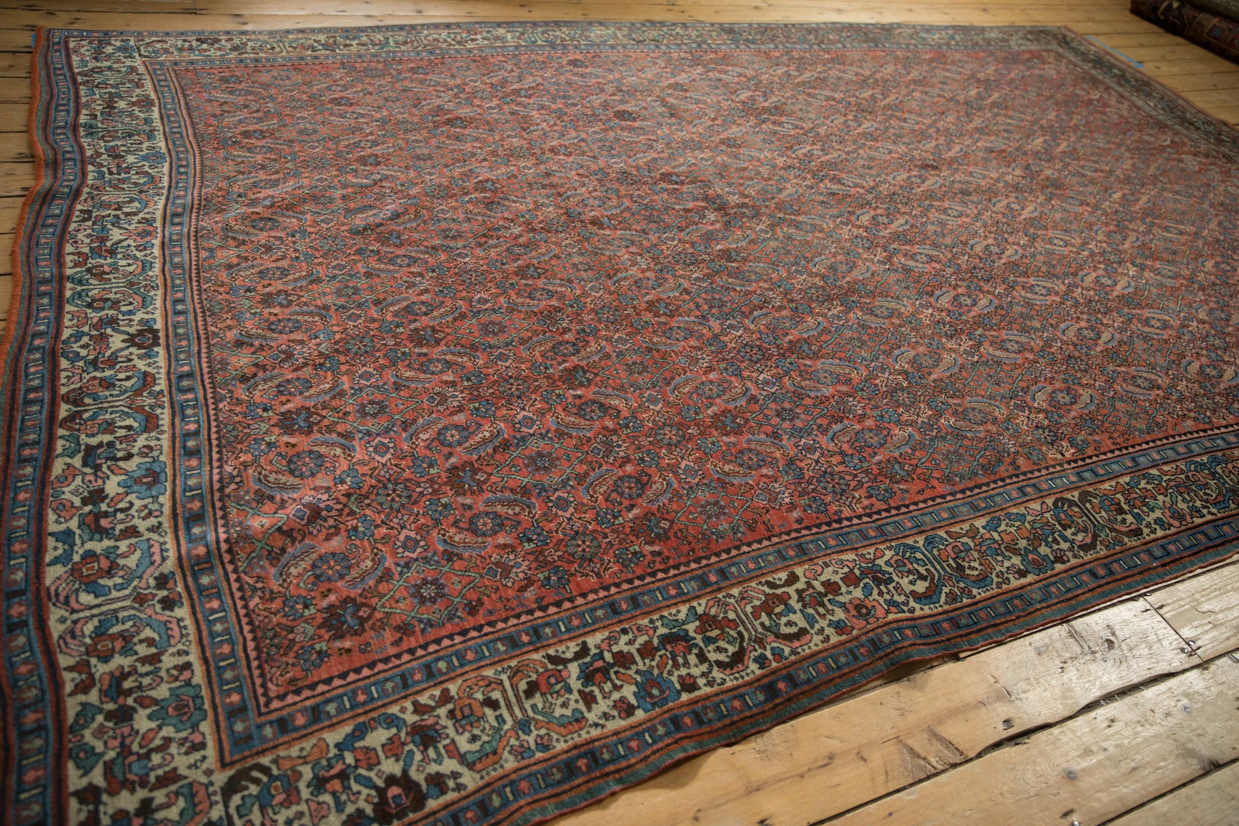 8x13 Vintage Fine Bijar Carpet - Image 11