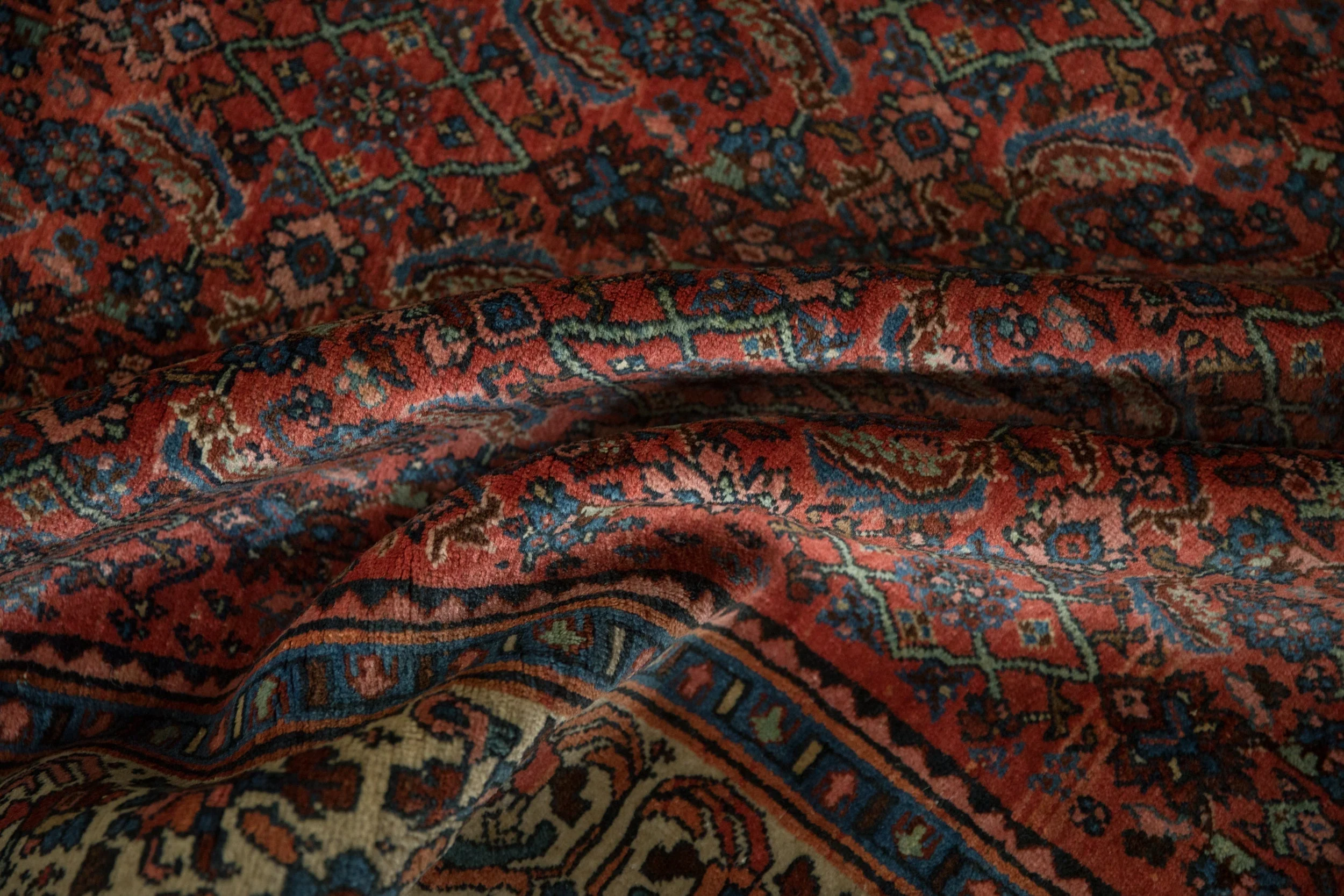 8x13 Vintage Fine Bijar Carpet - Image 12