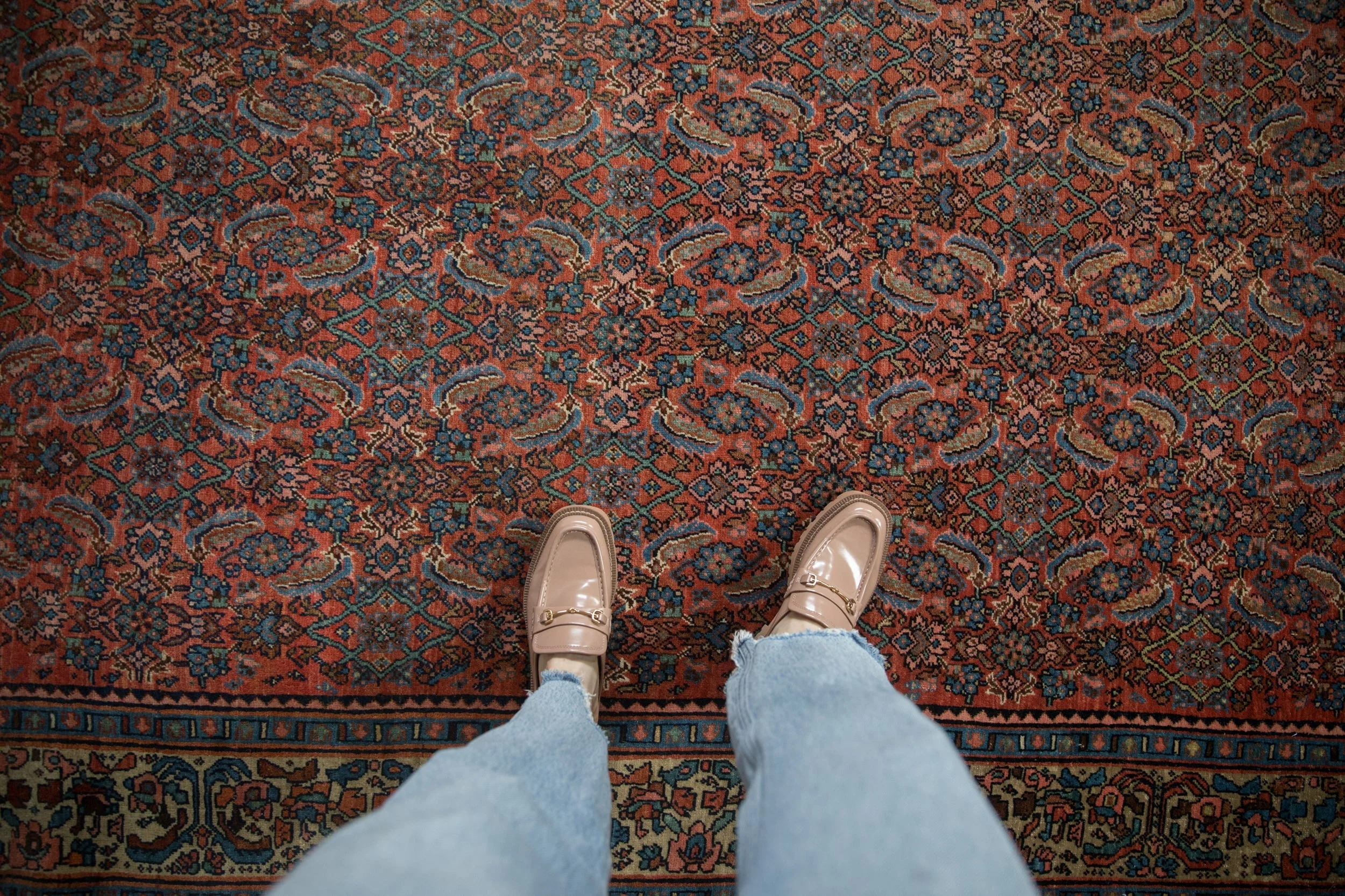 8x13 Vintage Fine Bijar Carpet - Image 2