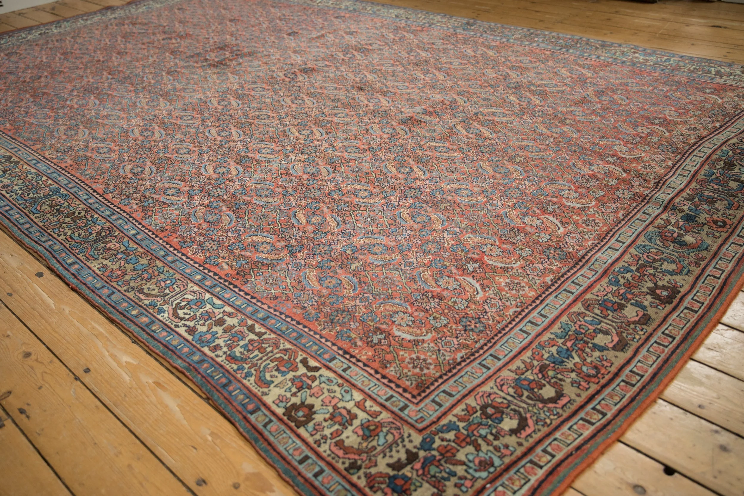8x13 Vintage Fine Bijar Carpet - Image 4