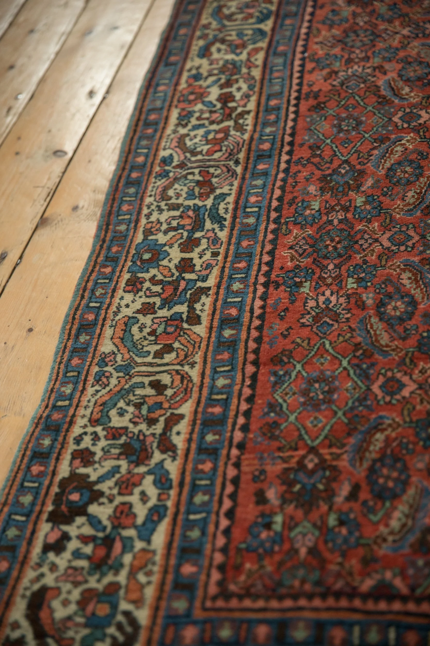 8x13 Vintage Fine Bijar Carpet - Image 9