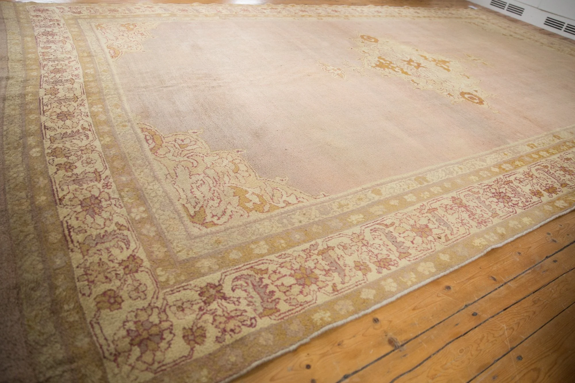 8x15 Antique Agra Carpet - Image 11