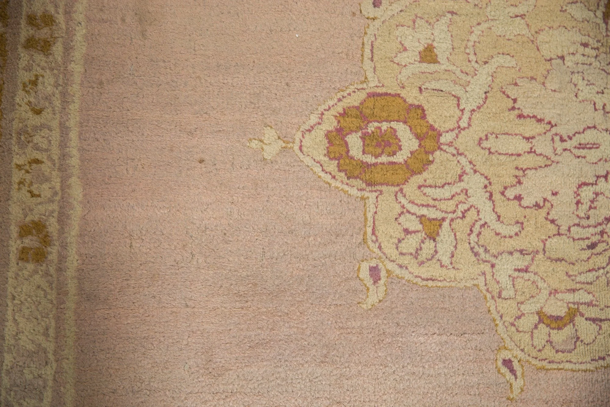 8x15 Antique Agra Carpet - Image 13