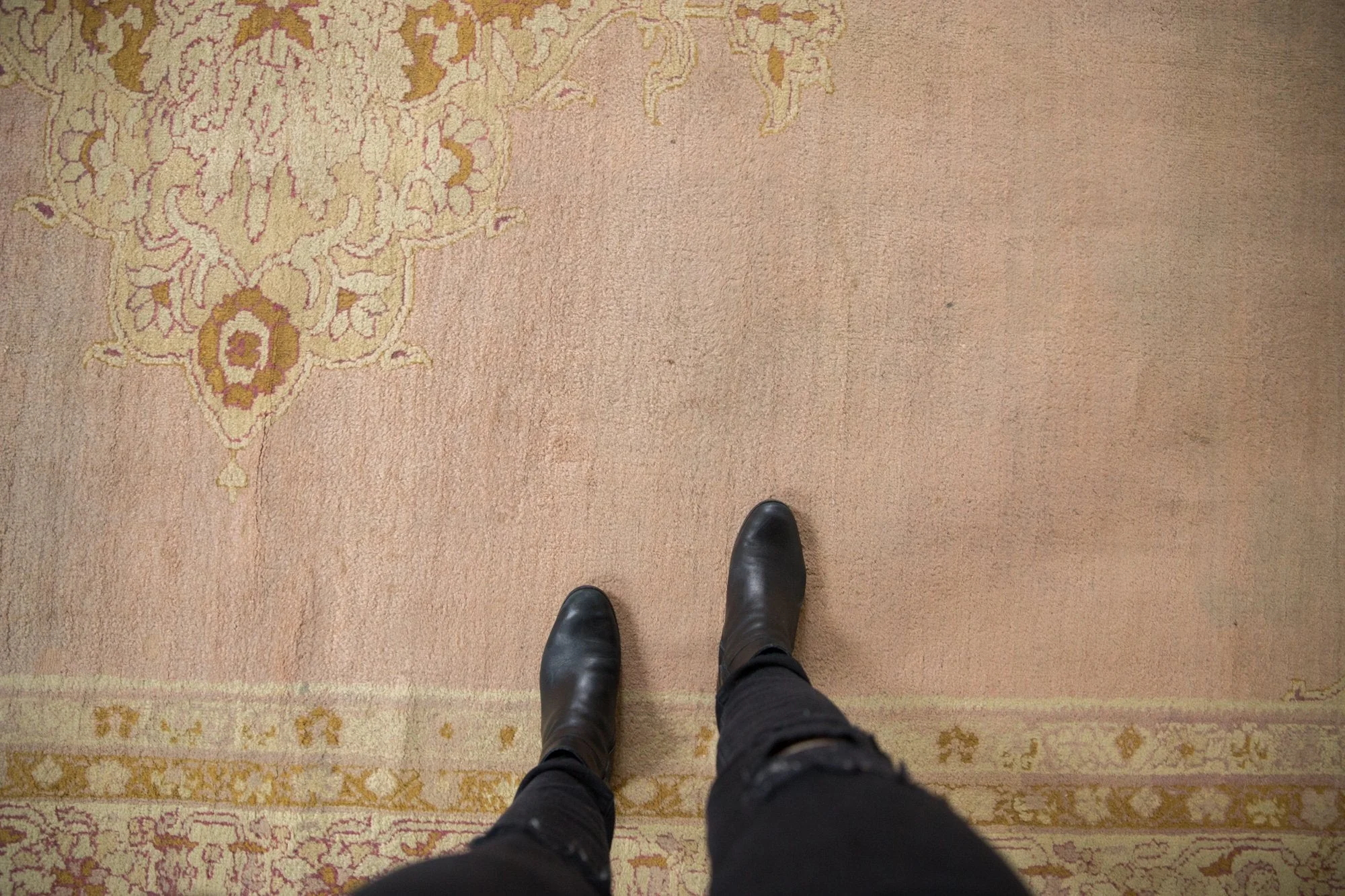 8x15 Antique Agra Carpet - Image 2