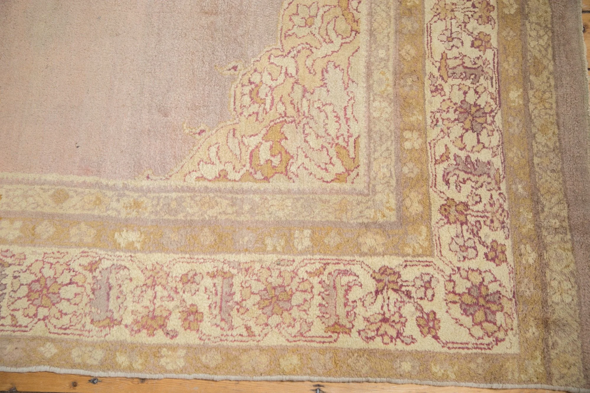 8x15 Antique Agra Carpet - Image 6