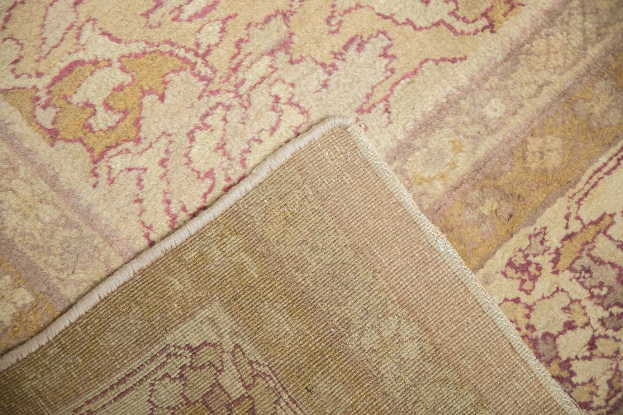 8x15 Antique Agra Carpet - Image 8