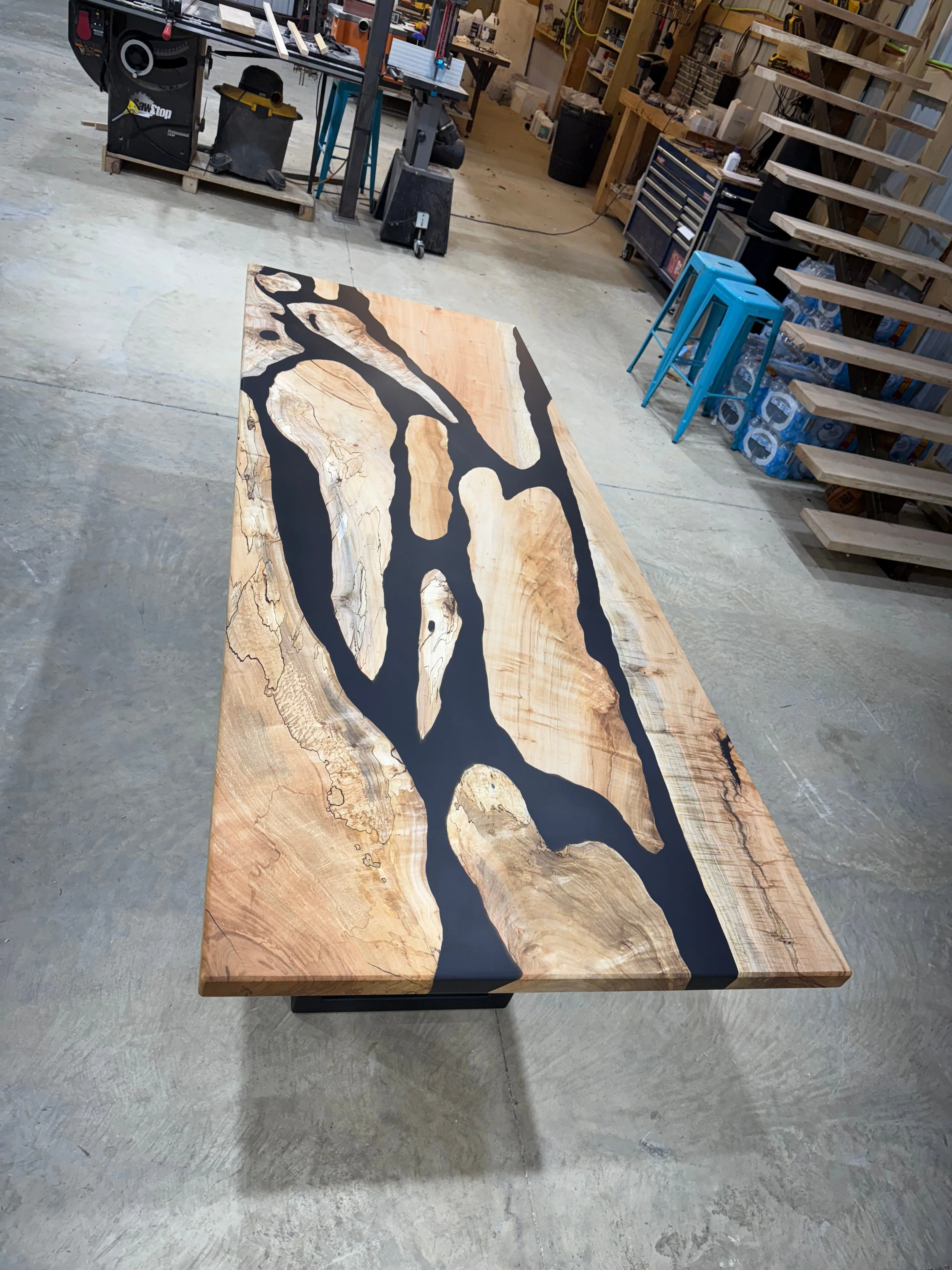 8x3 Maple River Table - Image 4