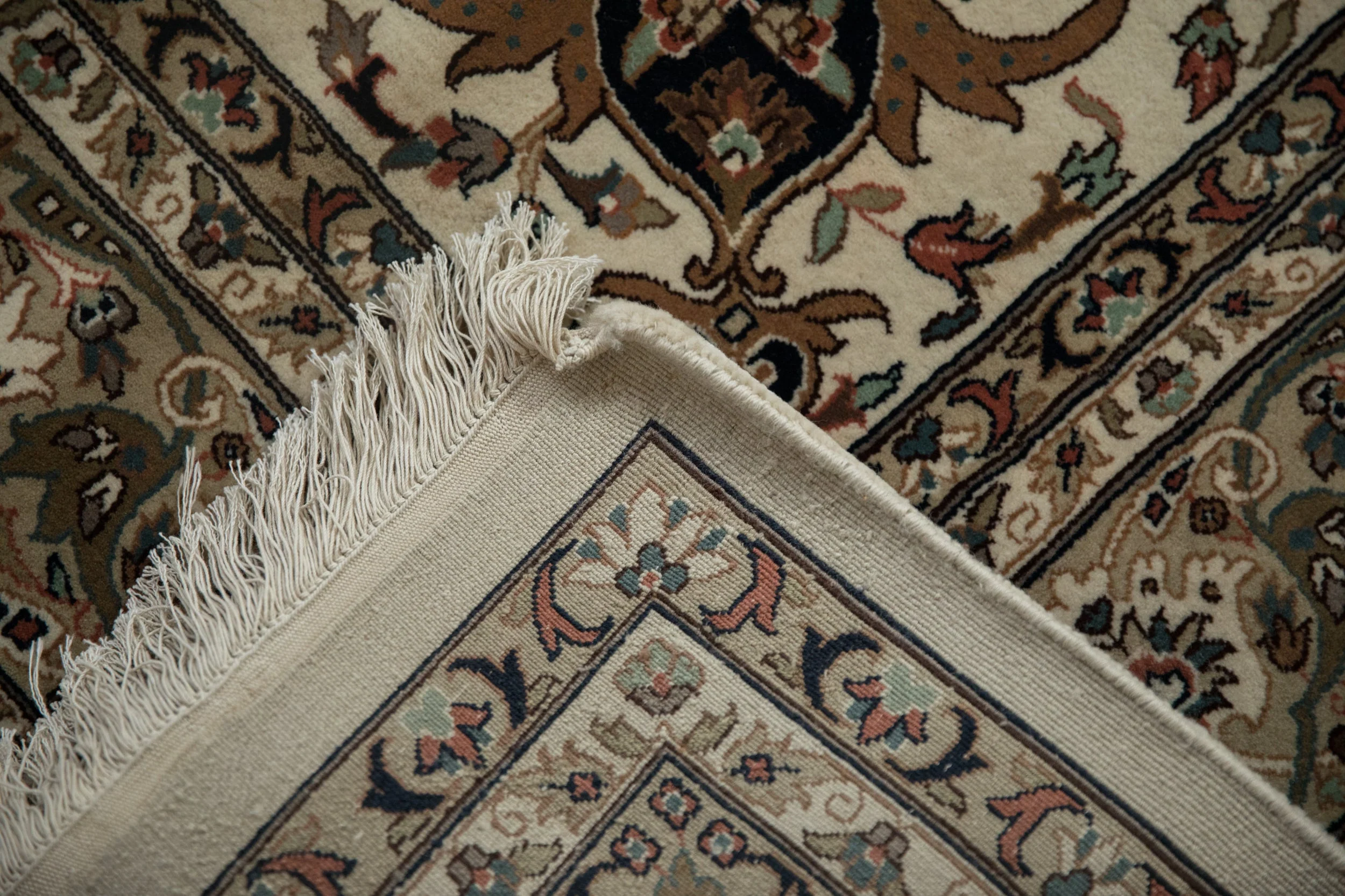 8x8 New Indian Isfahan Design Square Carpet - Image 11