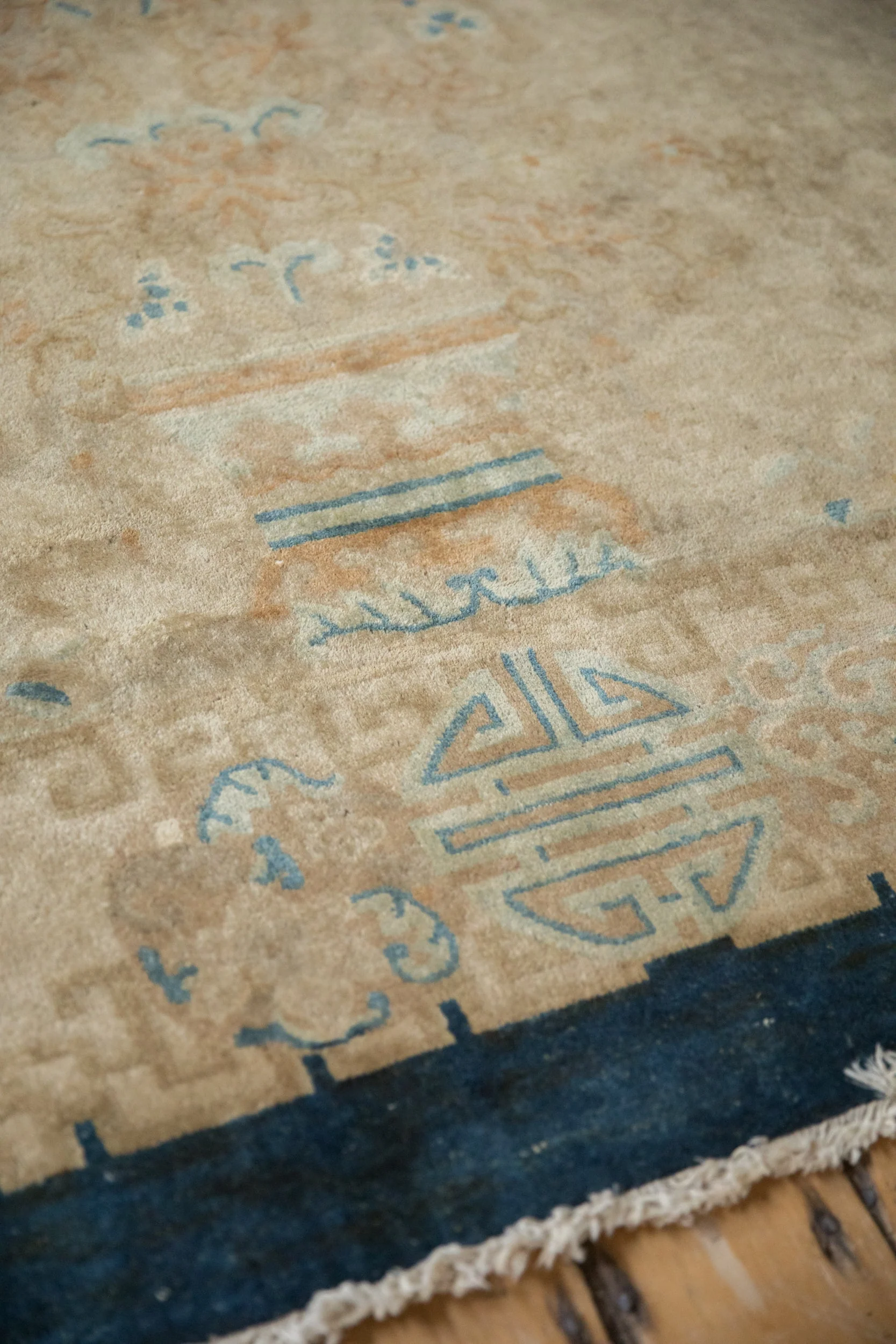 8x9.5 Antique Art Deco Carpet - Image 9