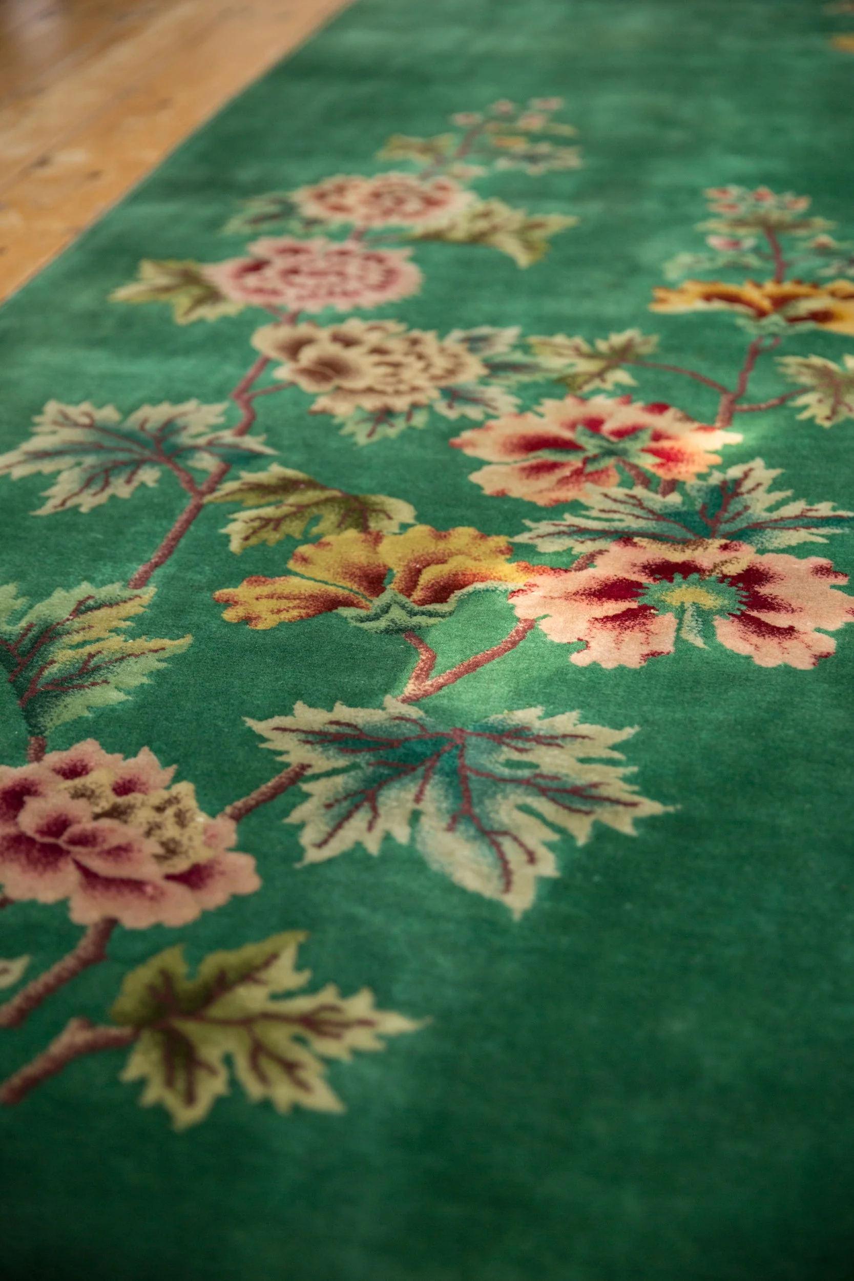 8x9.5 Vintage Nichols Art Deco Carpet - Image 5