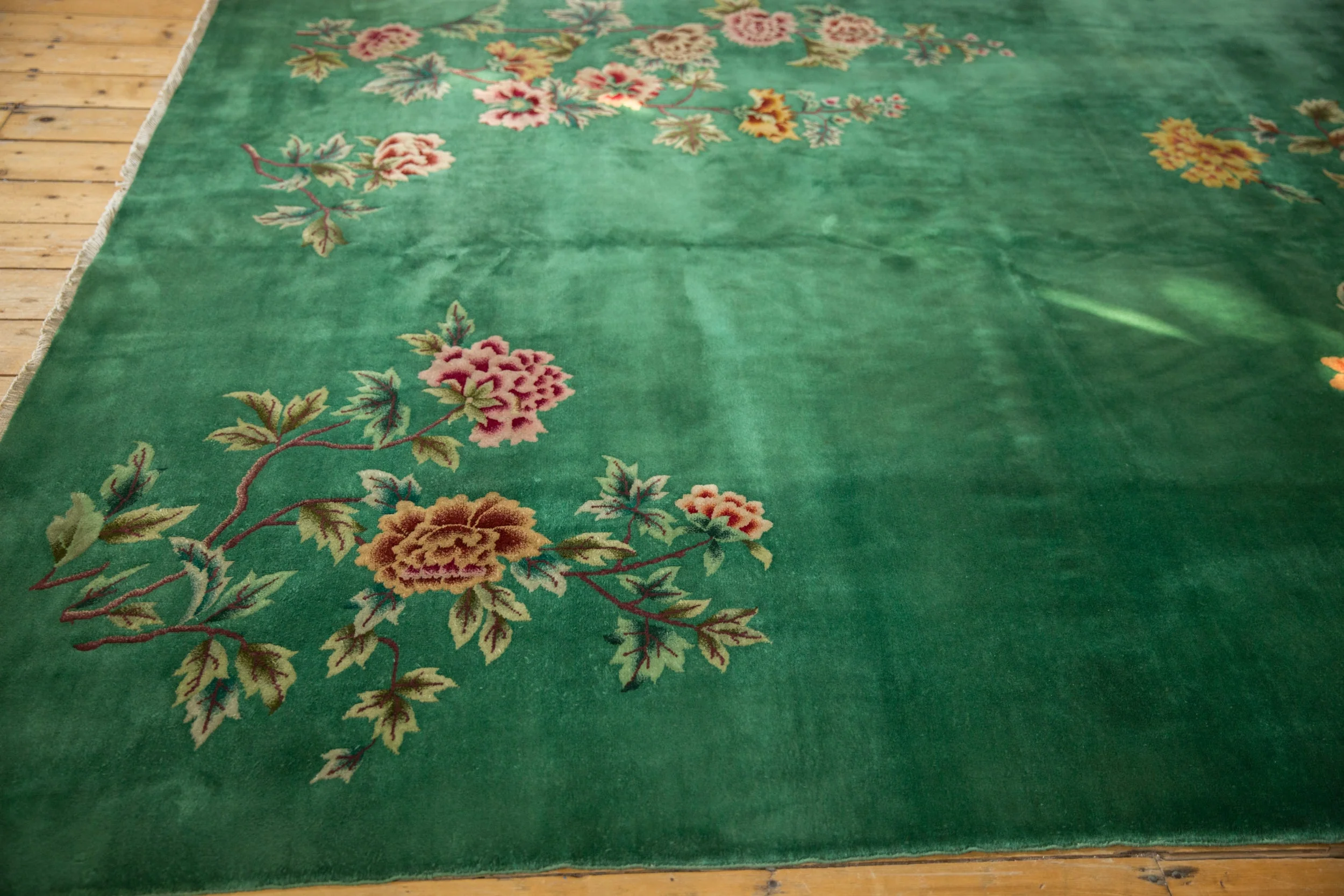 8x9.5 Vintage Nichols Art Deco Carpet - Image 6