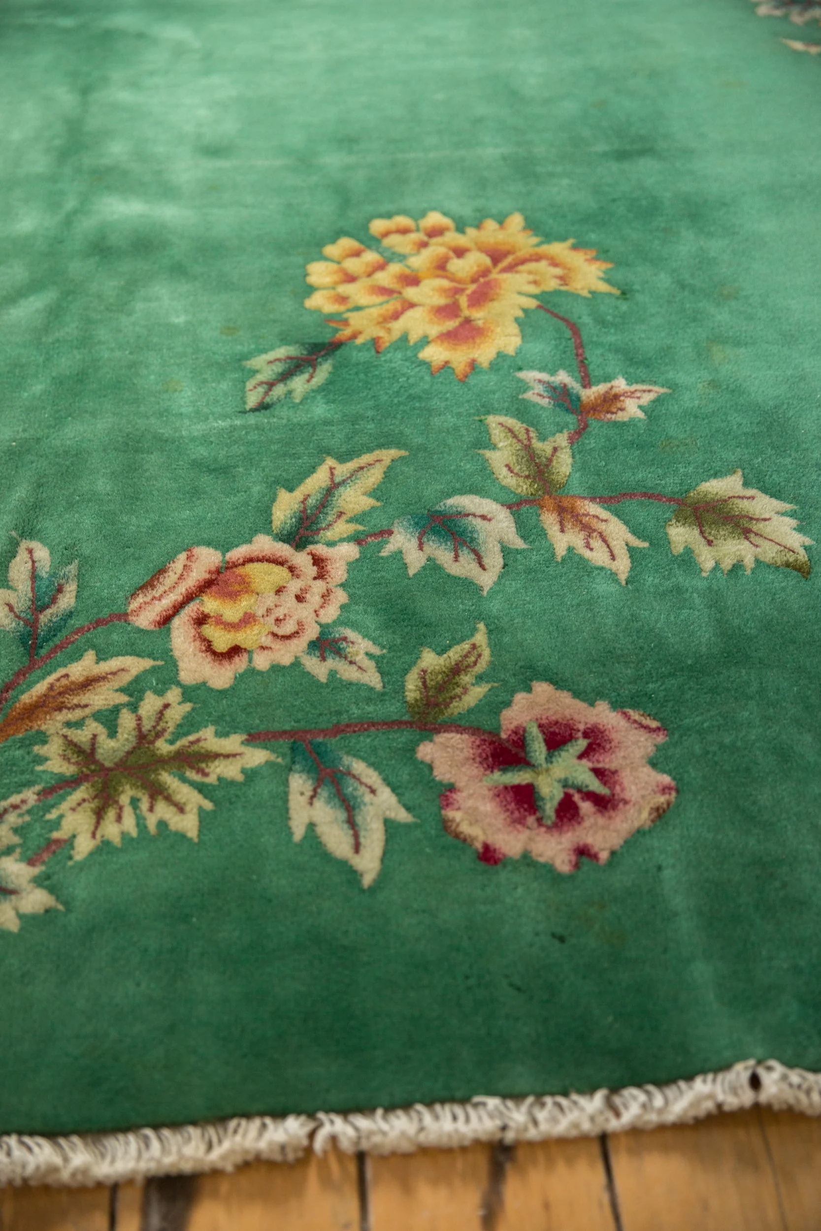 8x9.5 Vintage Nichols Art Deco Carpet - Image 7