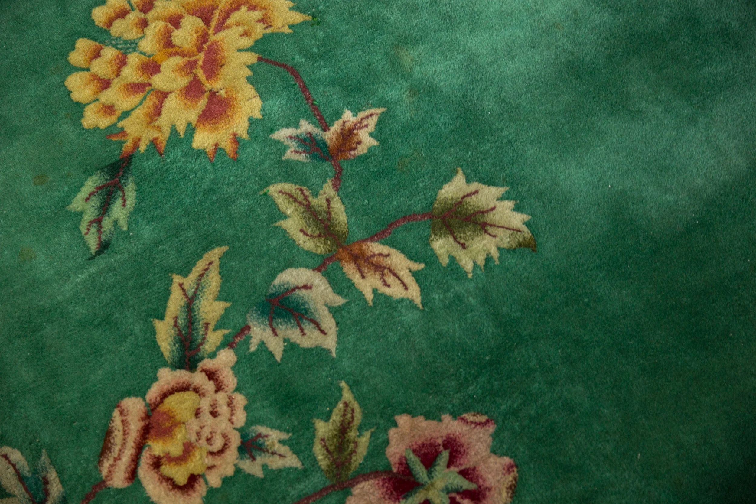 8x9.5 Vintage Nichols Art Deco Carpet - Image 8