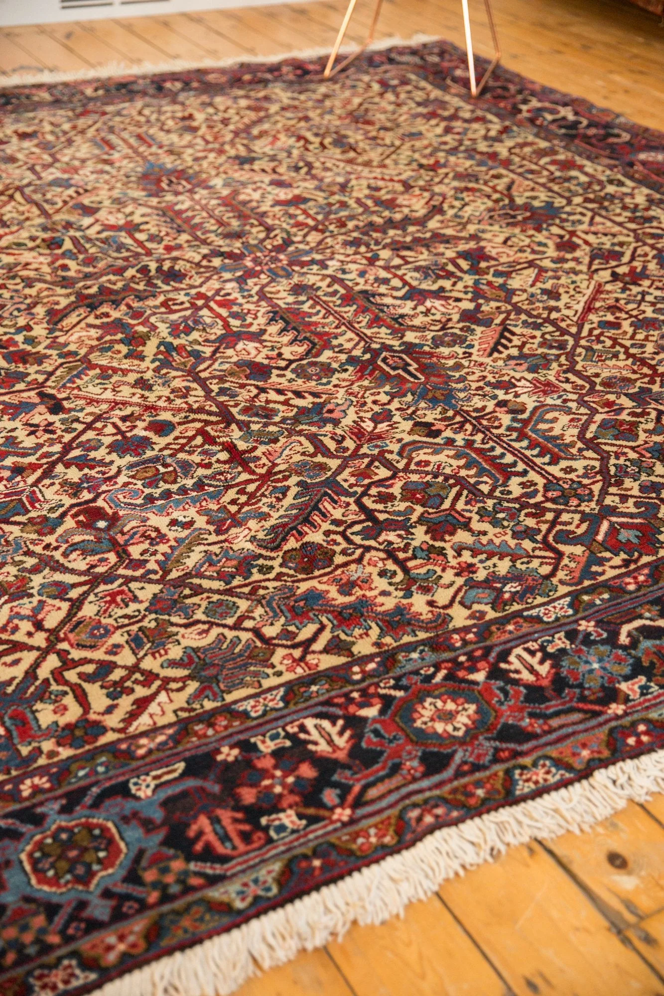 9.5x10 Vintage Mehrivan Square Carpet - Image 10