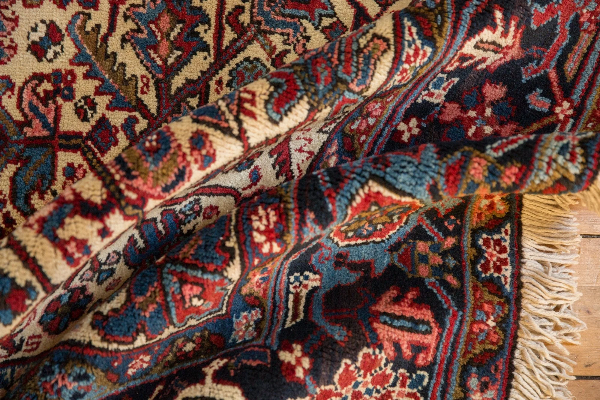 9.5x10 Vintage Mehrivan Square Carpet - Image 11
