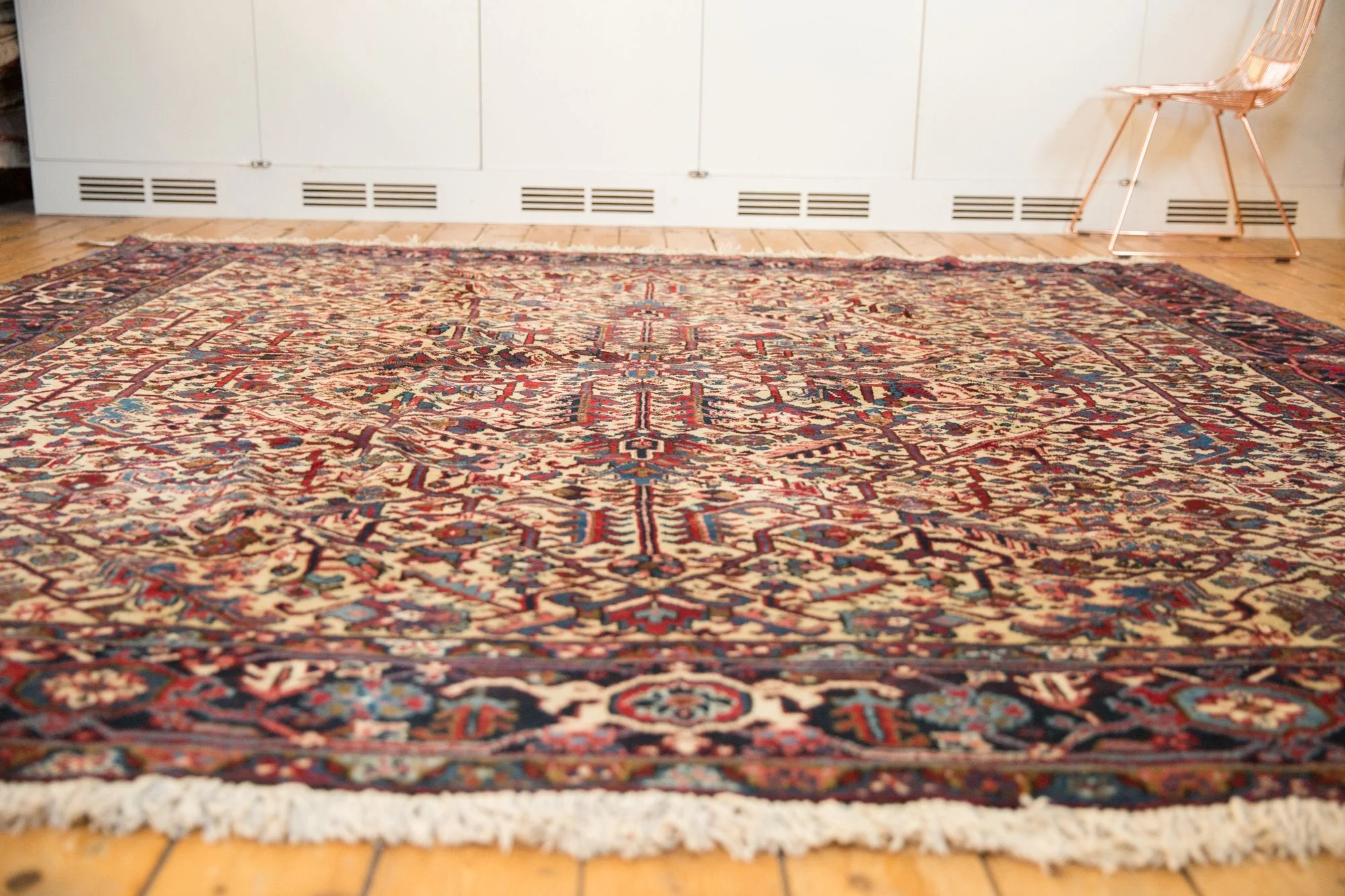 9.5x10 Vintage Mehrivan Square Carpet - Image 14