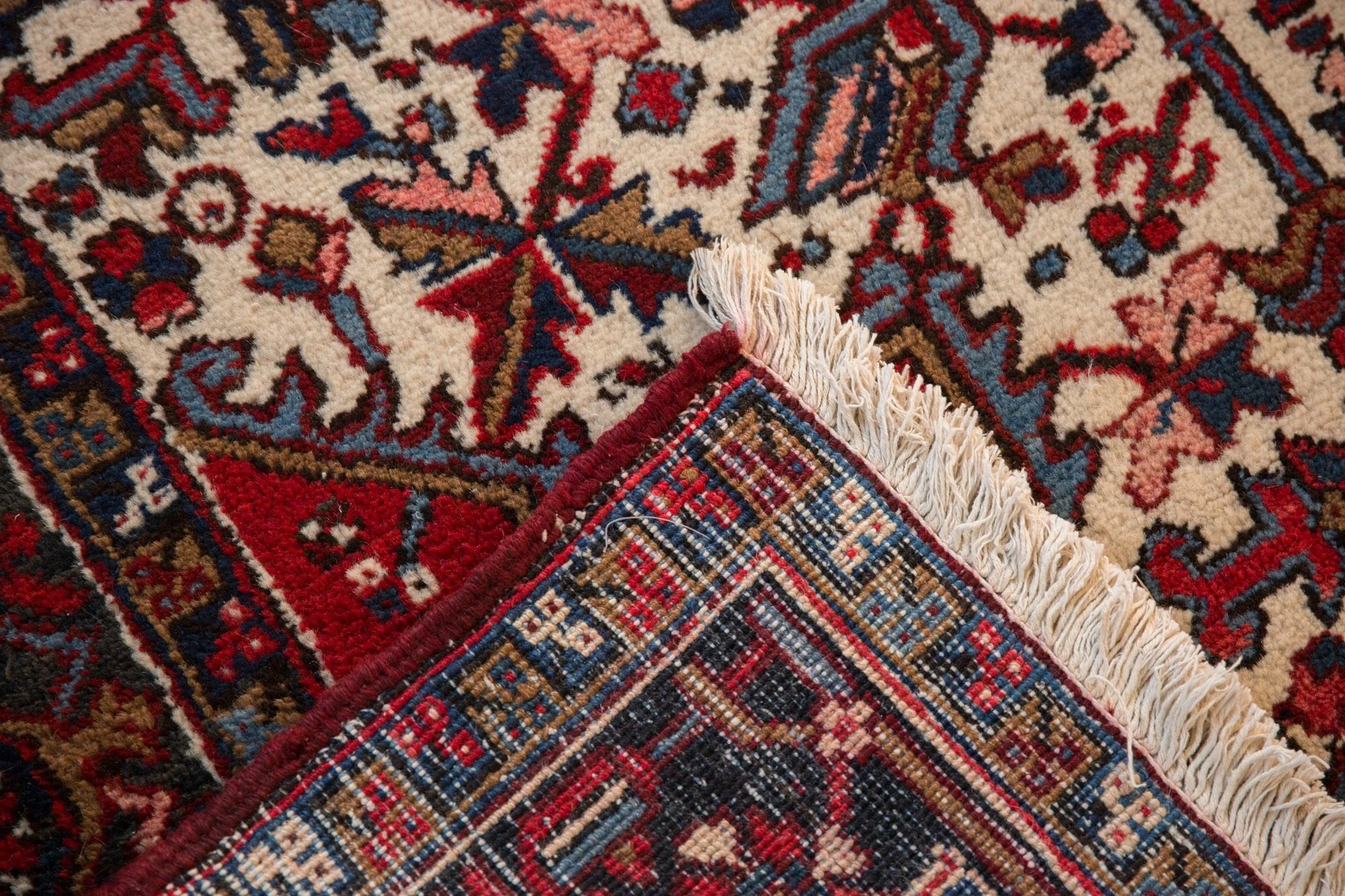 9.5x10 Vintage Mehrivan Square Carpet - Image 9