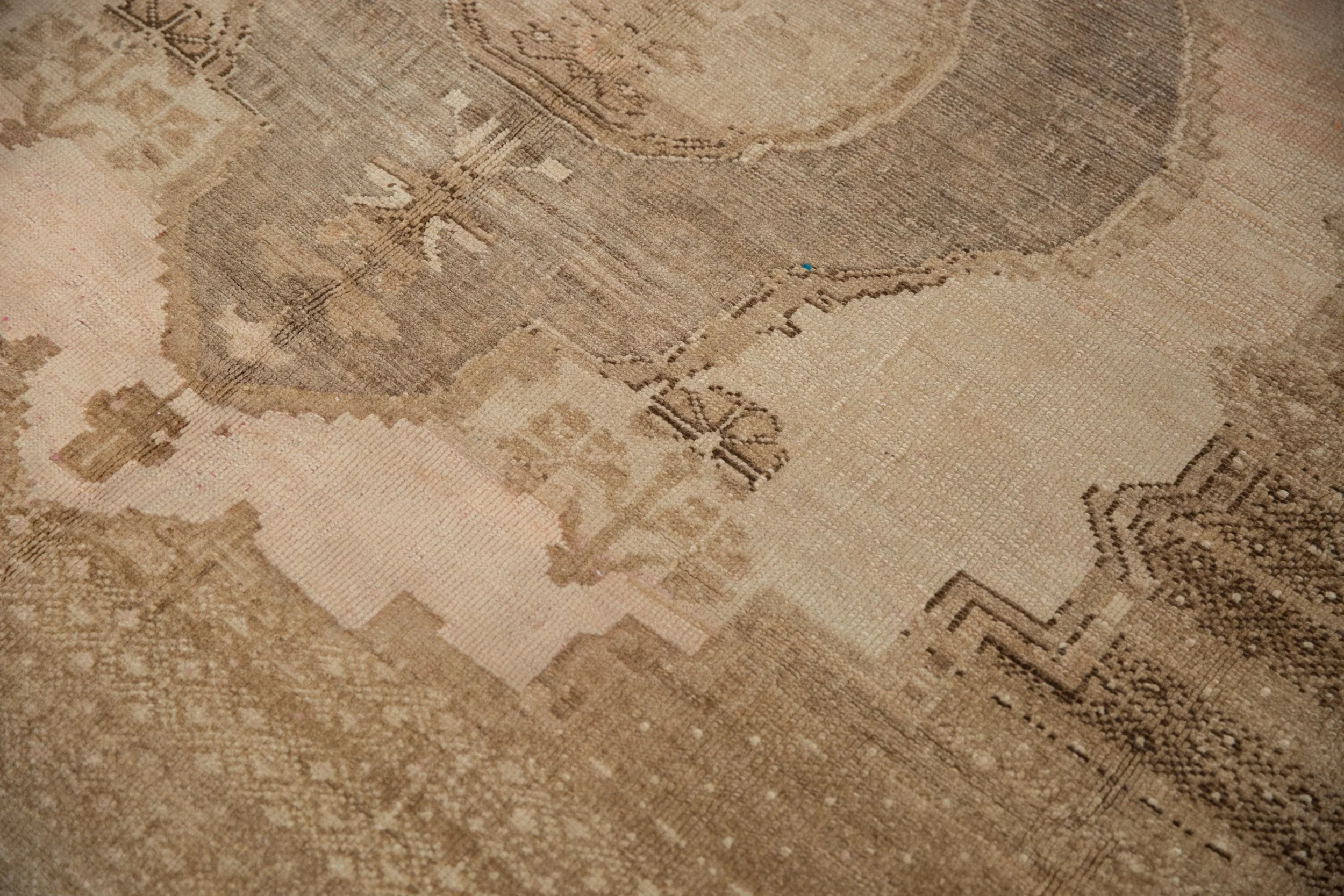 9.5x11 Vintage Distressed Oushak Carpet - Image 12