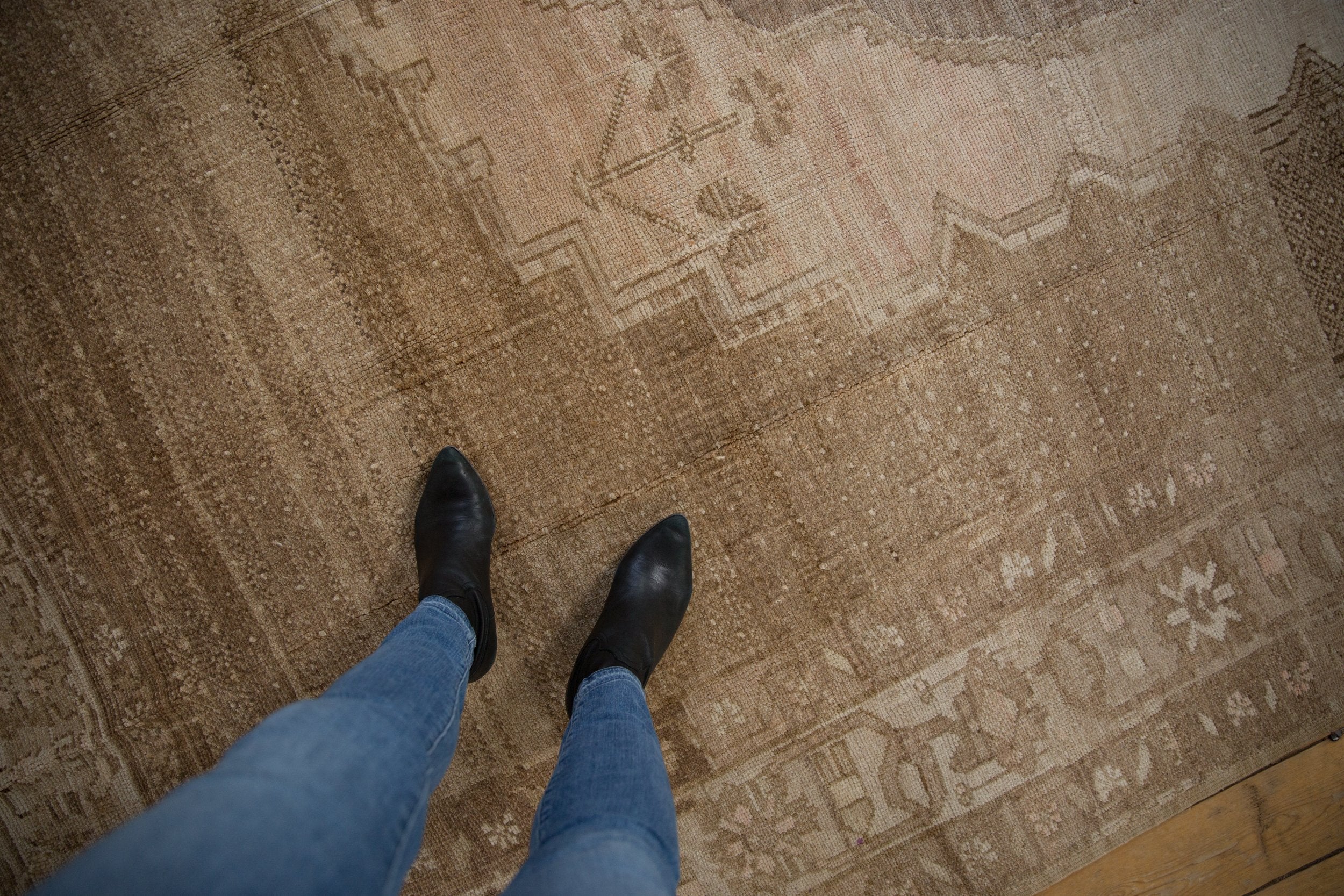 9.5x11 Vintage Distressed Oushak Carpet - Image 2