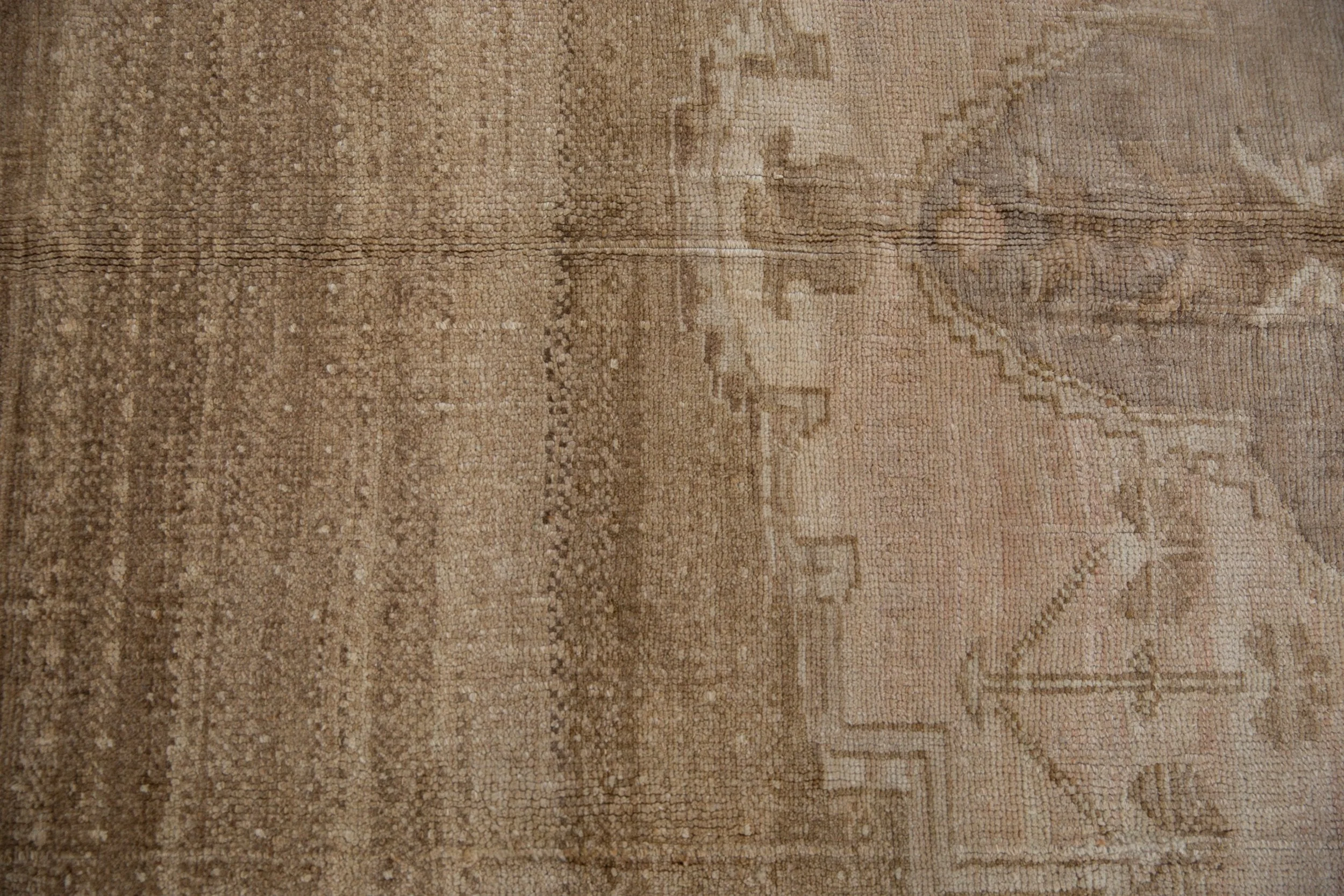 9.5x11 Vintage Distressed Oushak Carpet - Image 3