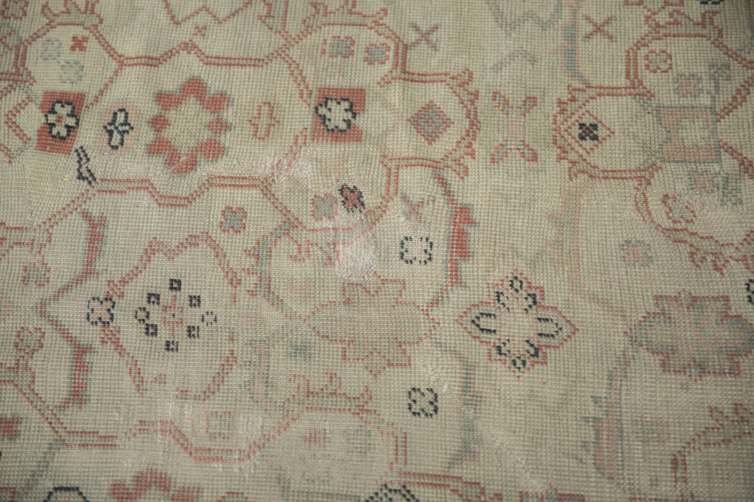 9.5x12.5 Vintage Distressed Anatolian Carpet - Image 6