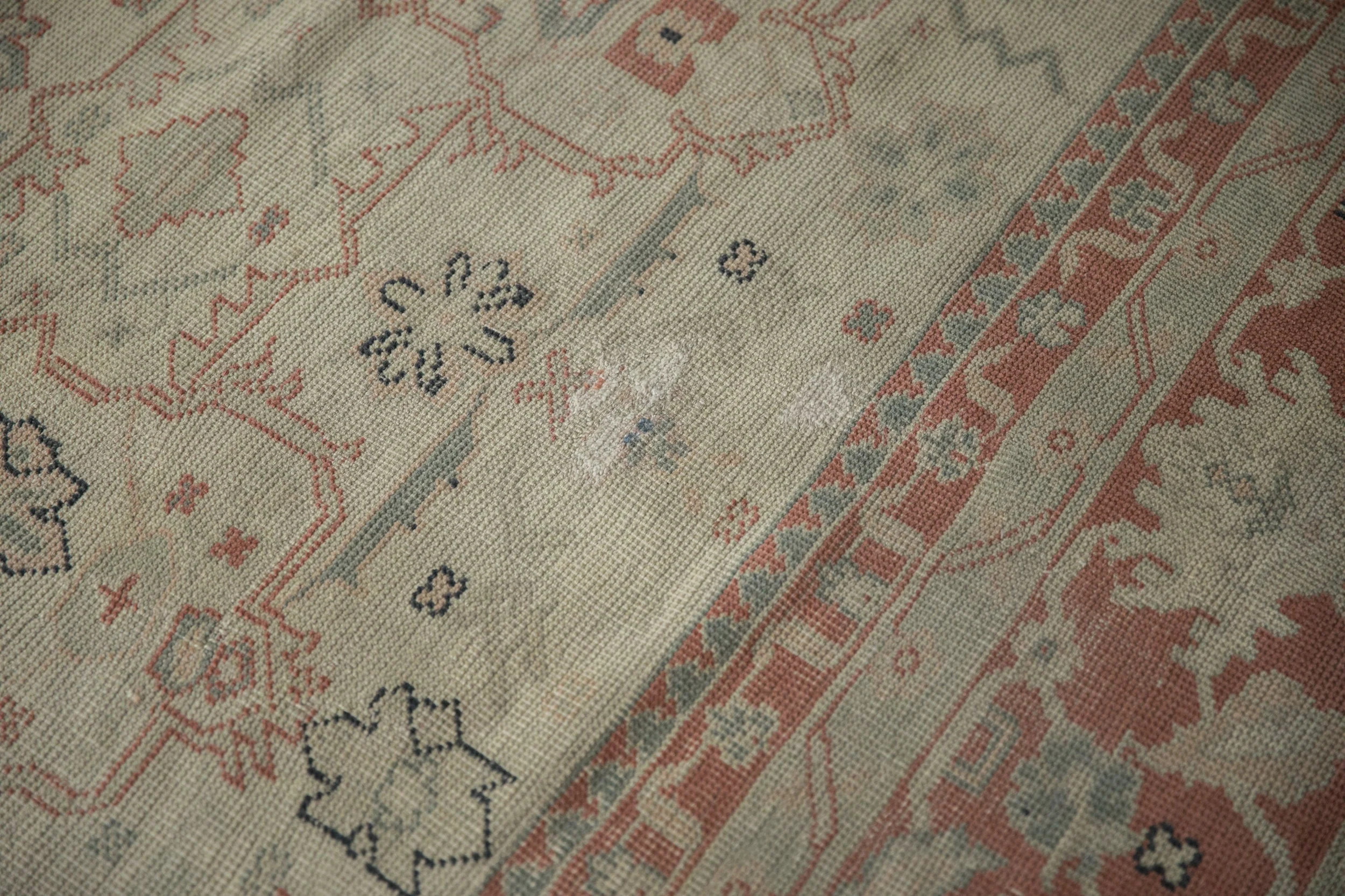 9.5x12.5 Vintage Distressed Anatolian Carpet - Image 7