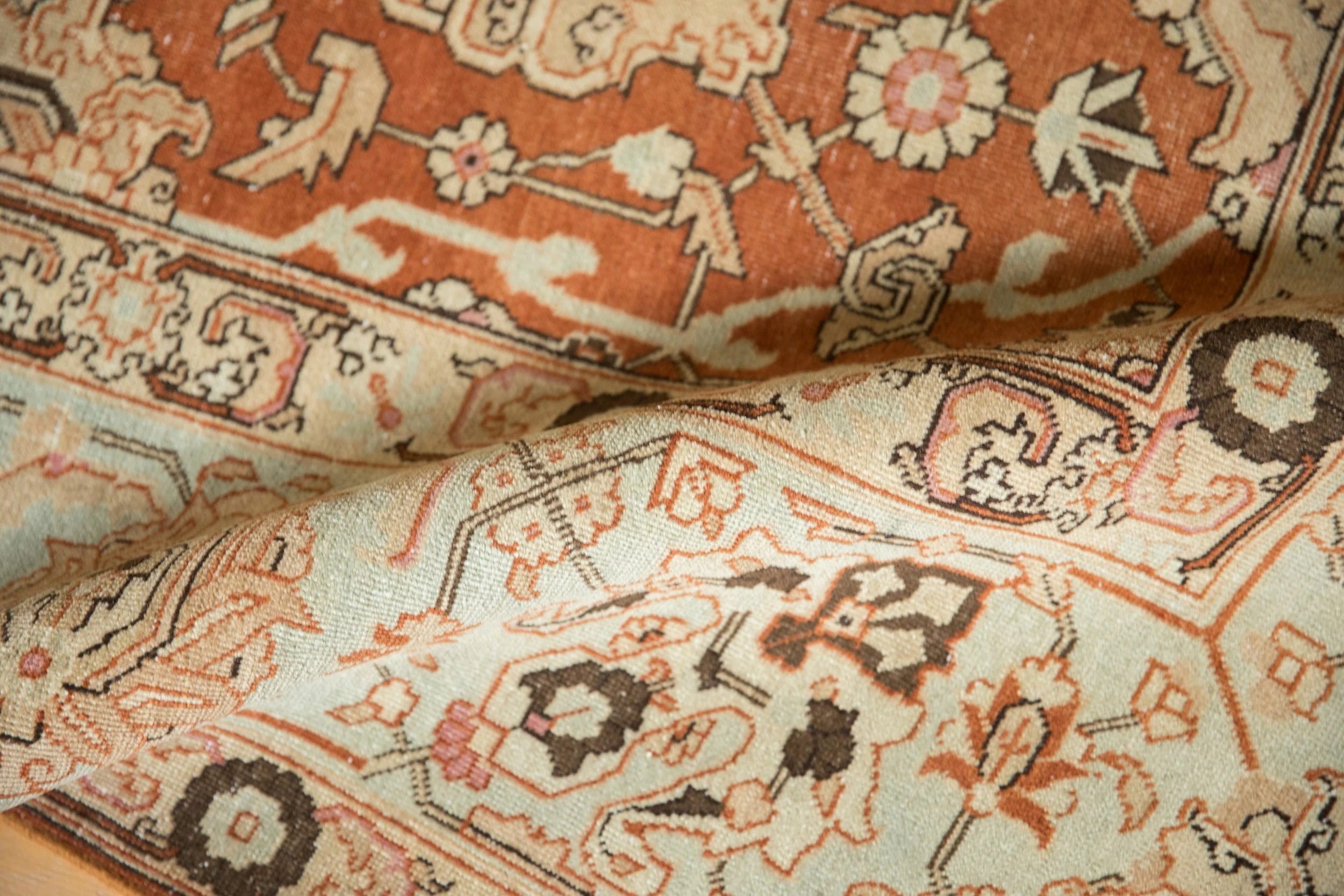 RESERVED 9.5x12.5 Vintage Distressed Tabriz Carpet - Image 10
