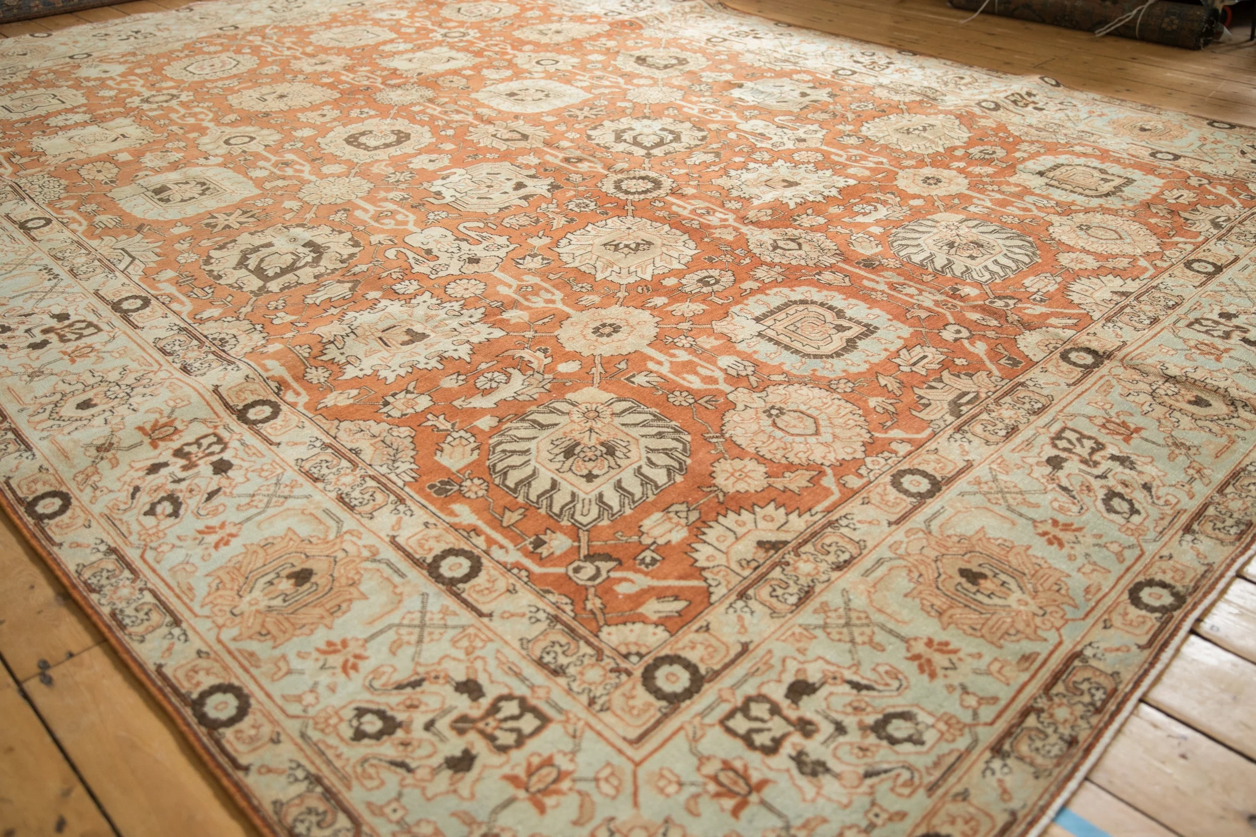 RESERVED 9.5x12.5 Vintage Distressed Tabriz Carpet - Image 4