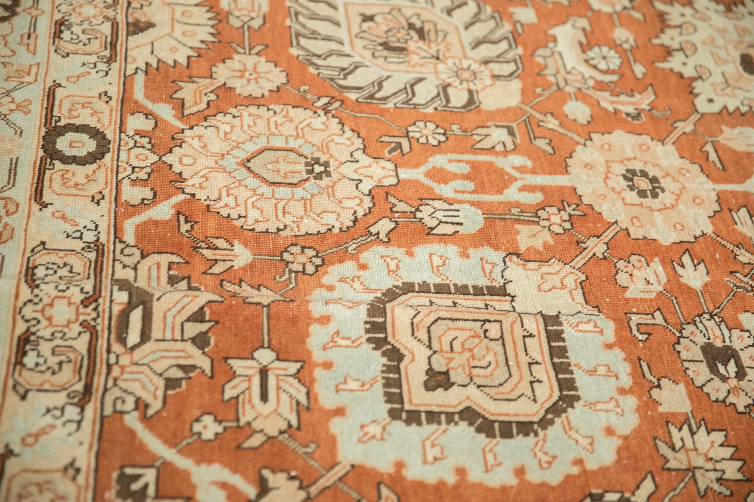 RESERVED 9.5x12.5 Vintage Distressed Tabriz Carpet - Image 7