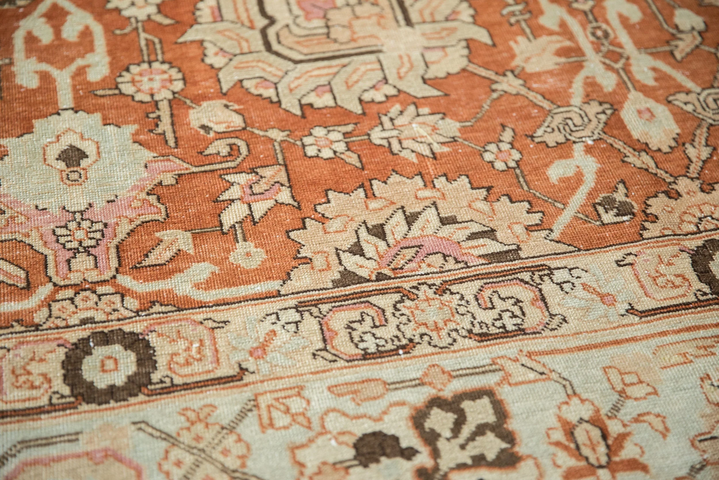 RESERVED 9.5x12.5 Vintage Distressed Tabriz Carpet - Image 9
