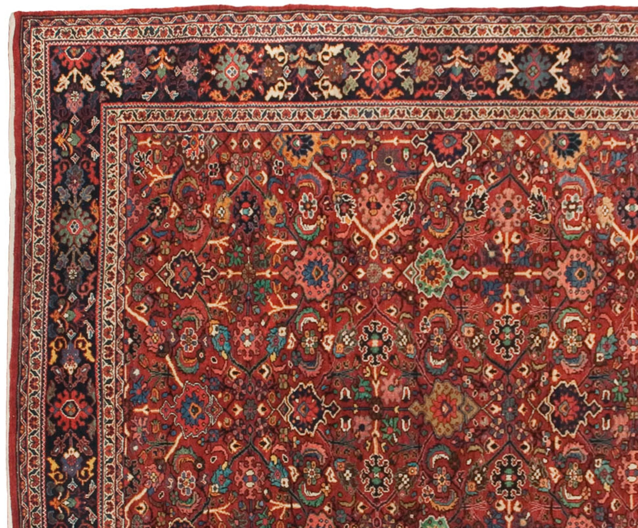 9.5x12.5 Vintage Mahal Carpet - Image 3