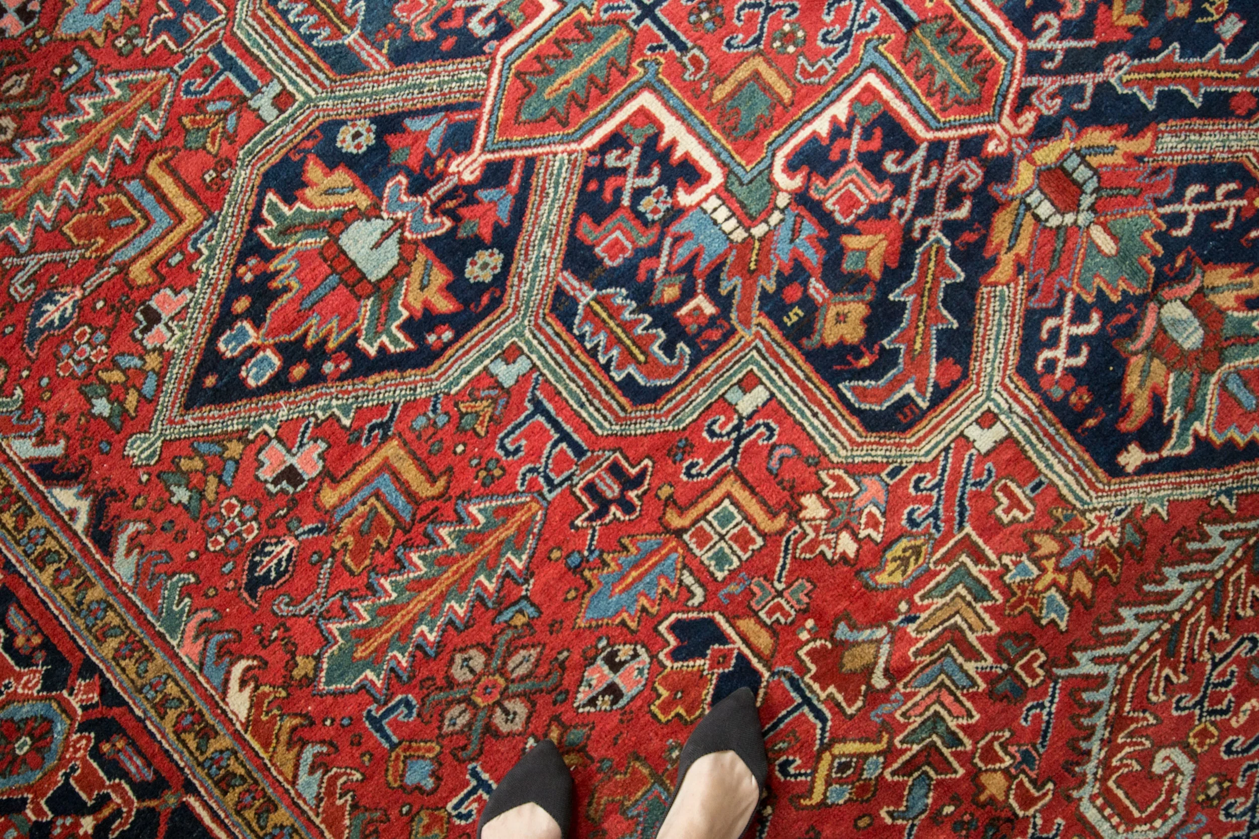9.5x12.5 Vintage Mehrivan Carpet - Image 2